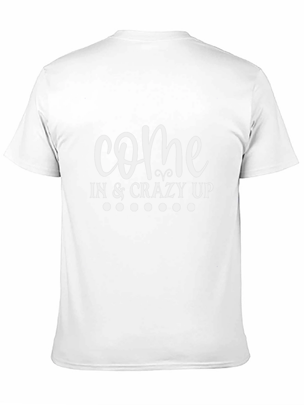 Come In & Crazy Up Black Graphic Tee