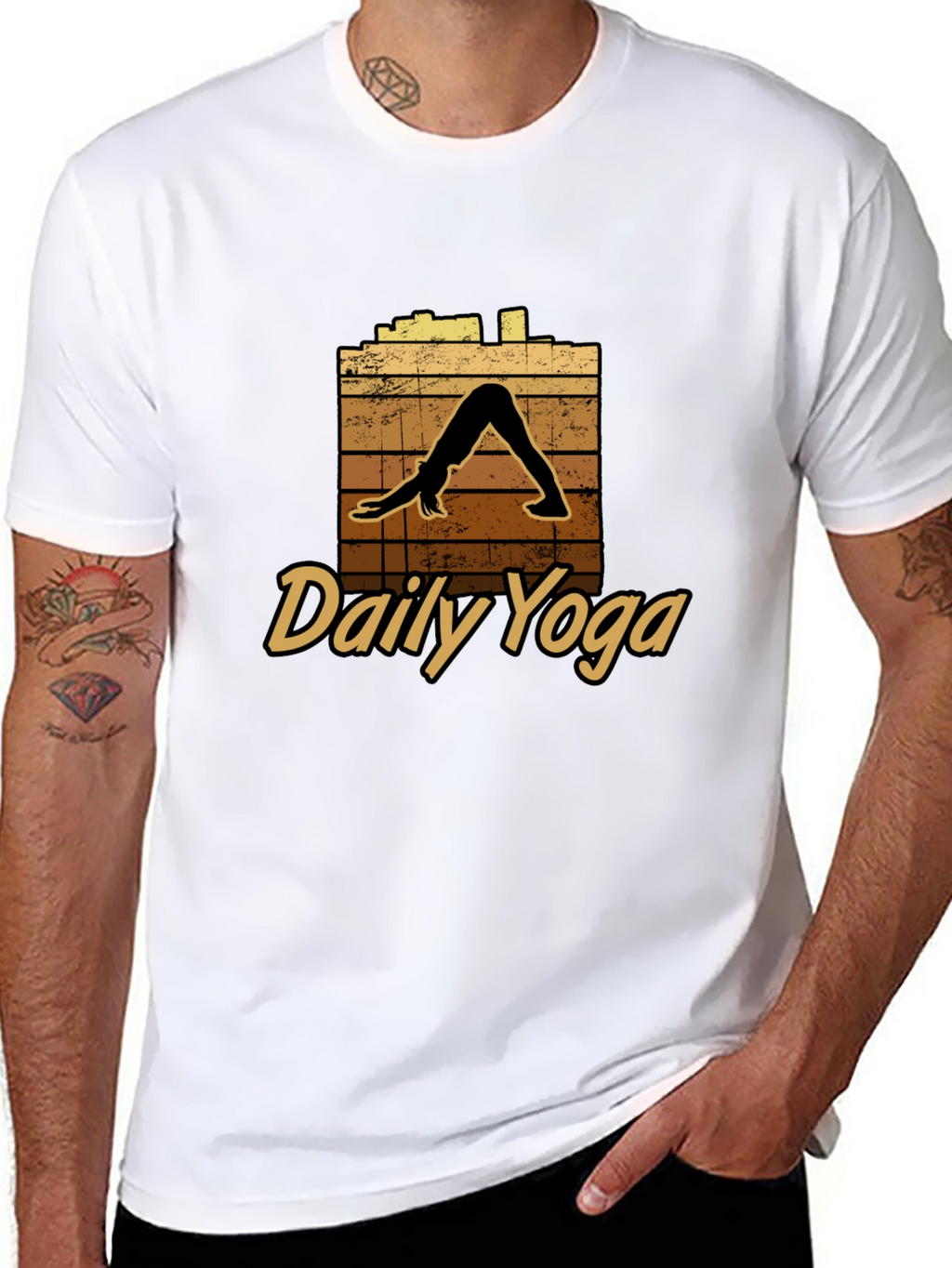 Daily Yoga Graphic T-Shirt