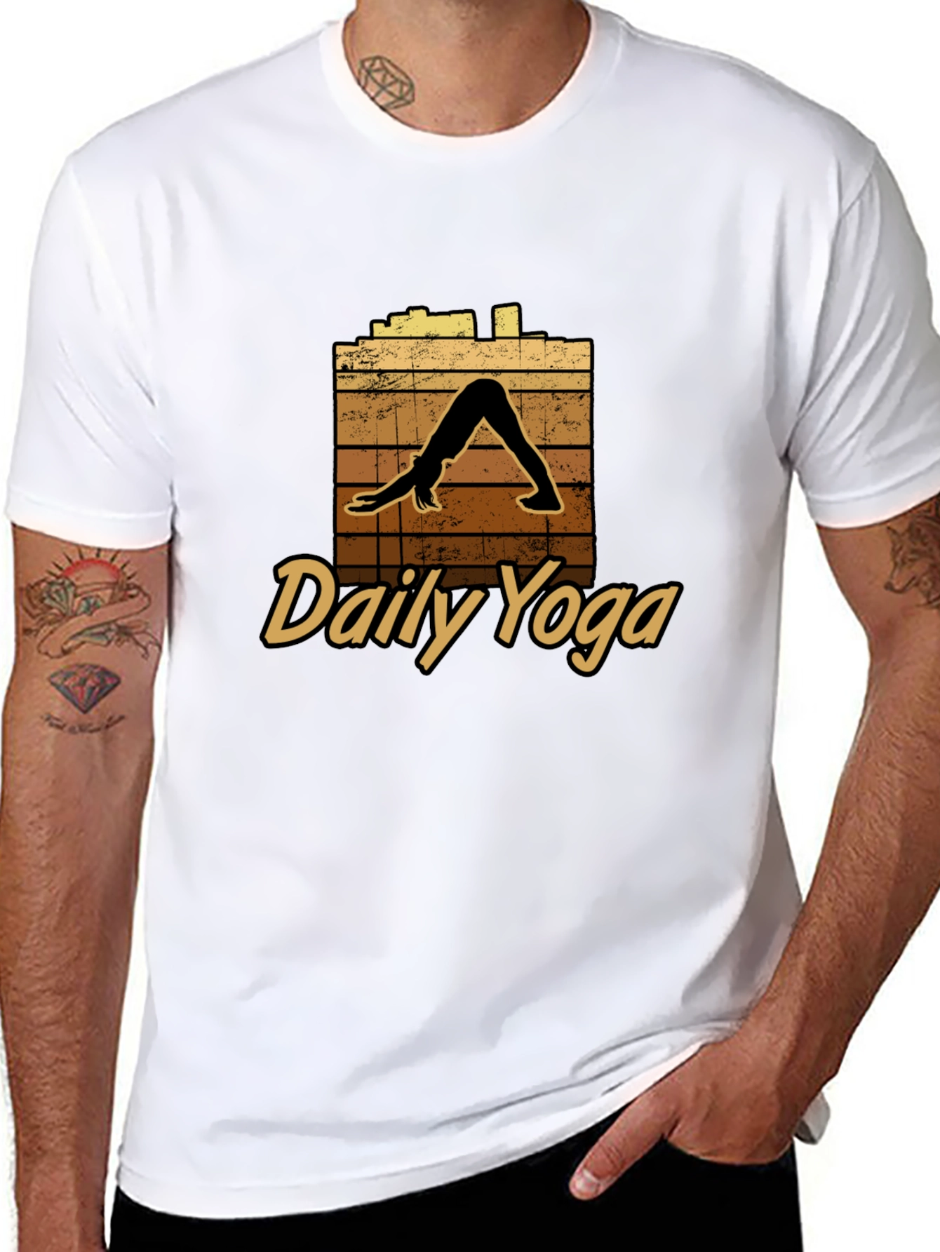 Daily Yoga Graphic T-Shirt