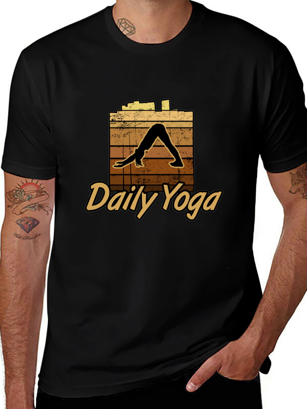 Daily Yoga Graphic T-Shirt