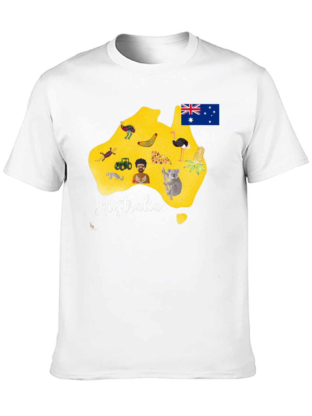 Australia Map T-Shirt