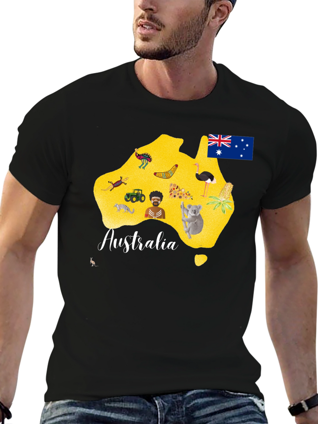 Australia Map T-Shirt