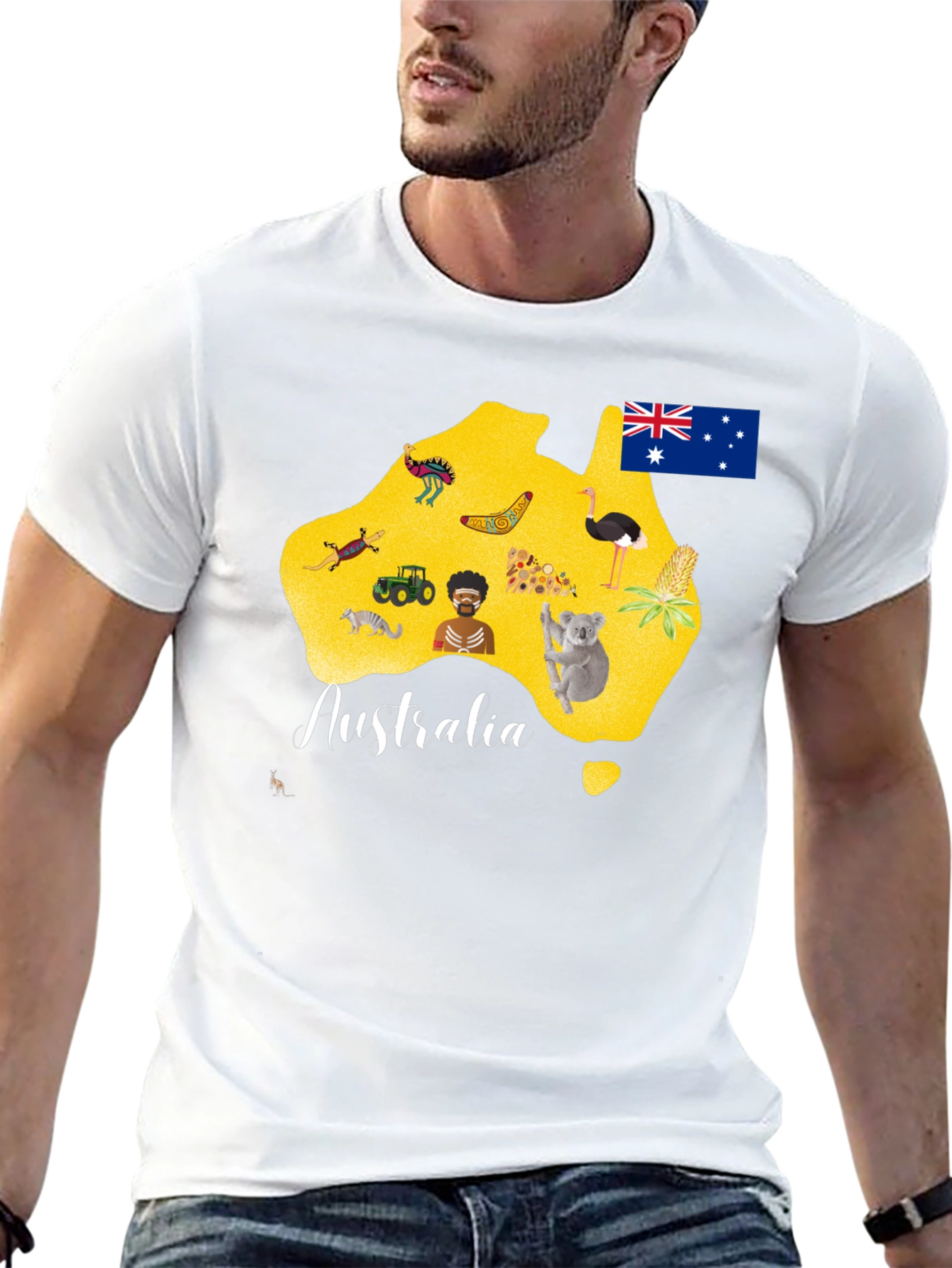 Australia Map T-Shirt