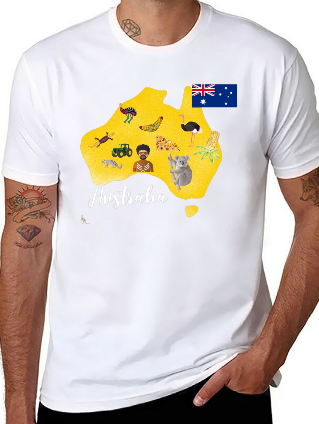 Australia Map T-Shirt