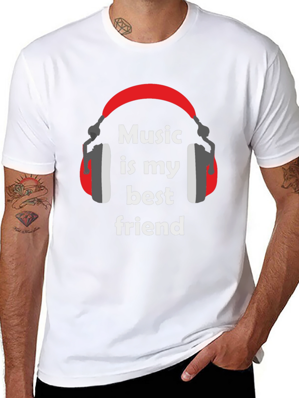 Music is My Best Friend Graphic Tee