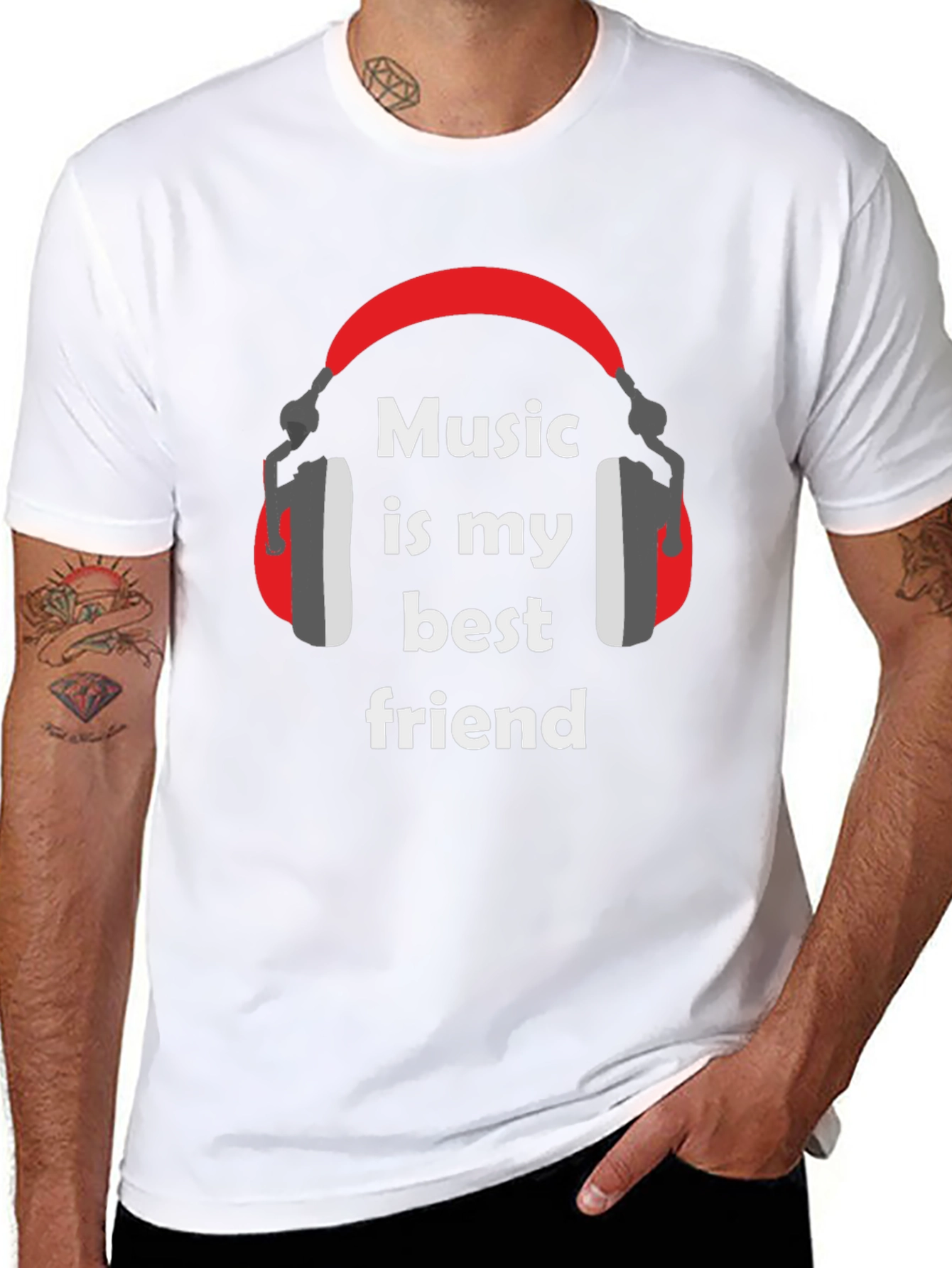 Music is My Best Friend Graphic Tee