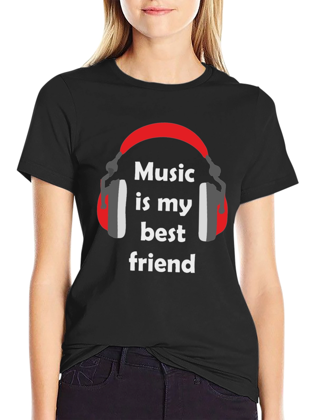 Music is My Best Friend Graphic Tee