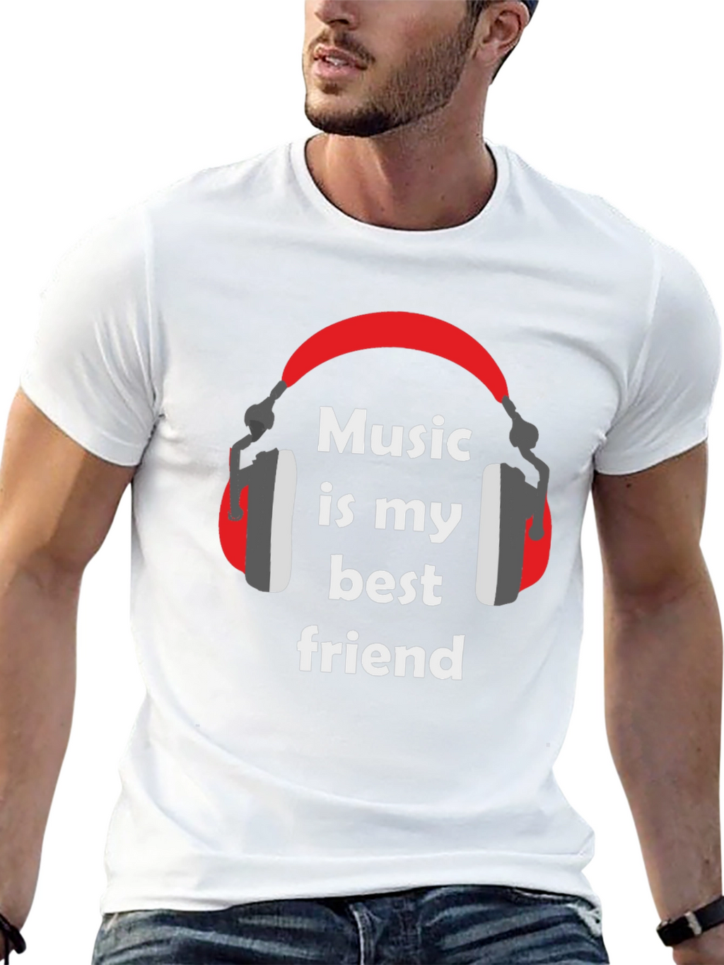 Music is My Best Friend Graphic Tee