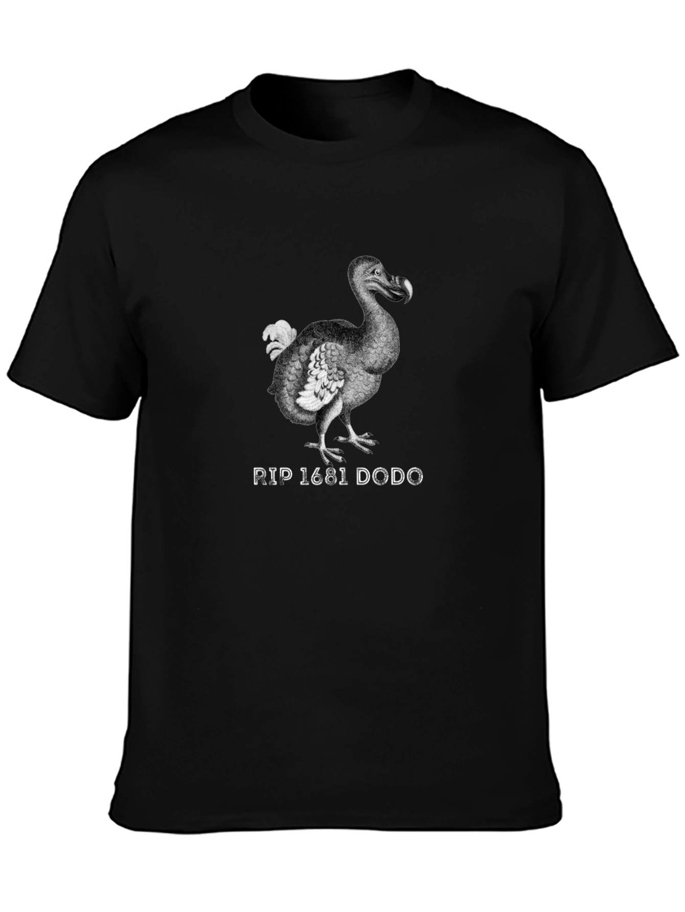 RIP 1681 Dodo Bird Graphic Tee - Black