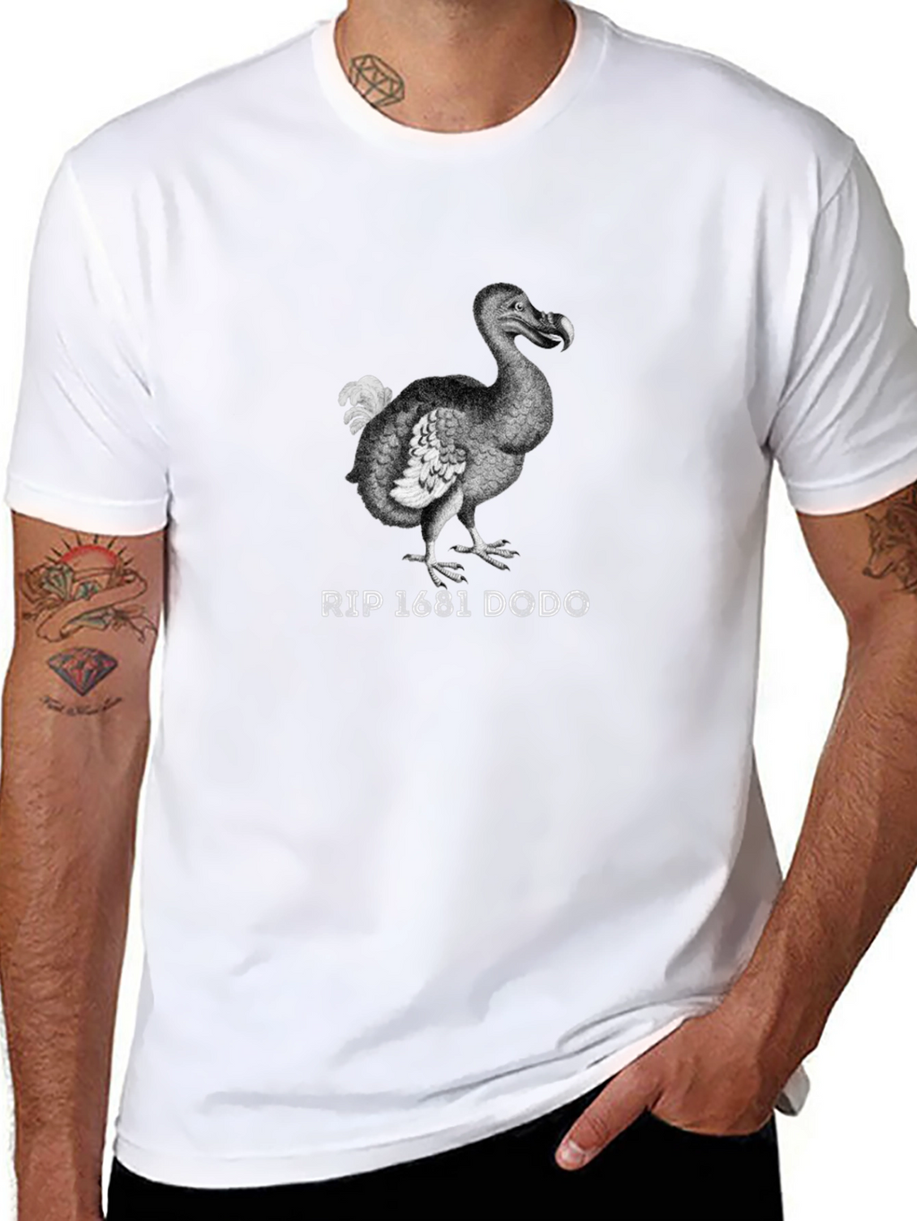 RIP 1681 Dodo Bird Graphic Tee - Black