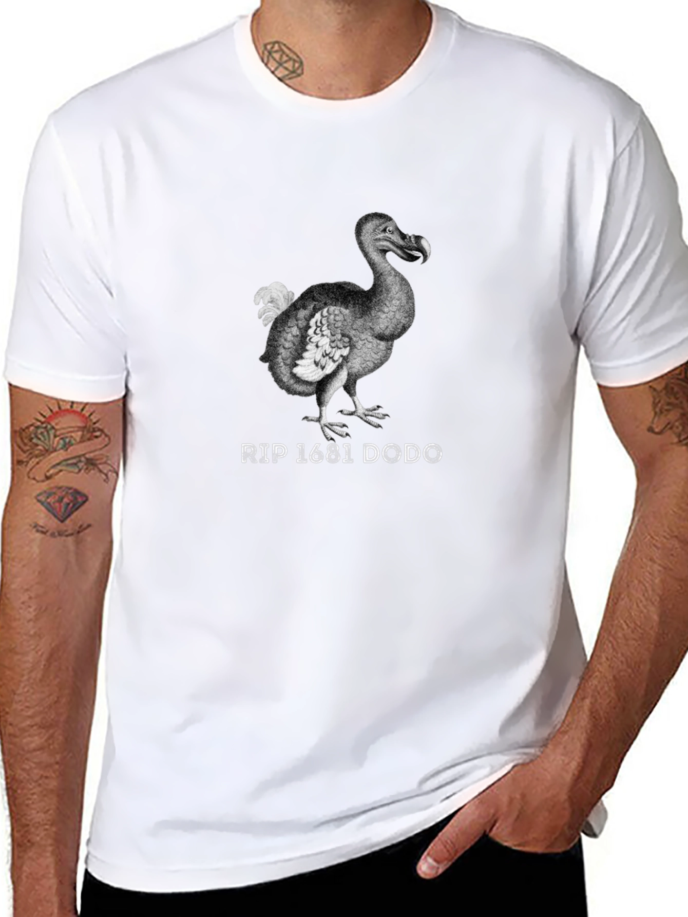 RIP 1681 Dodo Bird Graphic Tee - Black