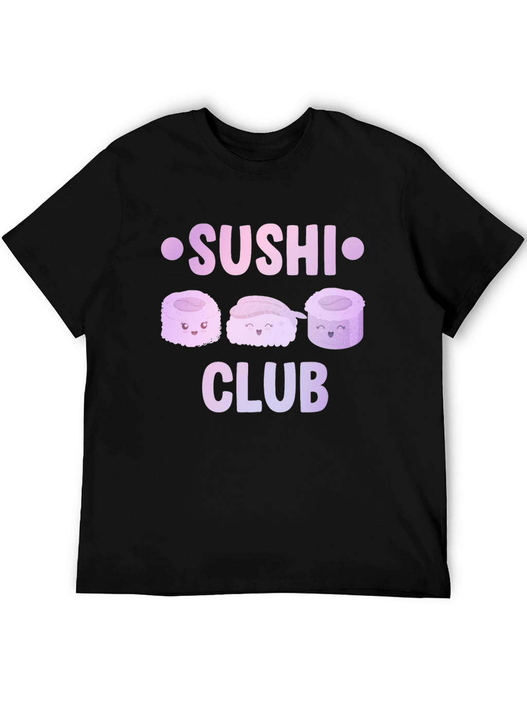 Sushi Club Graphic T-Shirt - Kawaii Food Tee