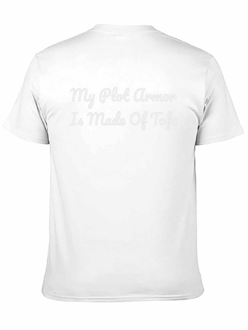 Funny Tofu Armor Graphic T-Shirt