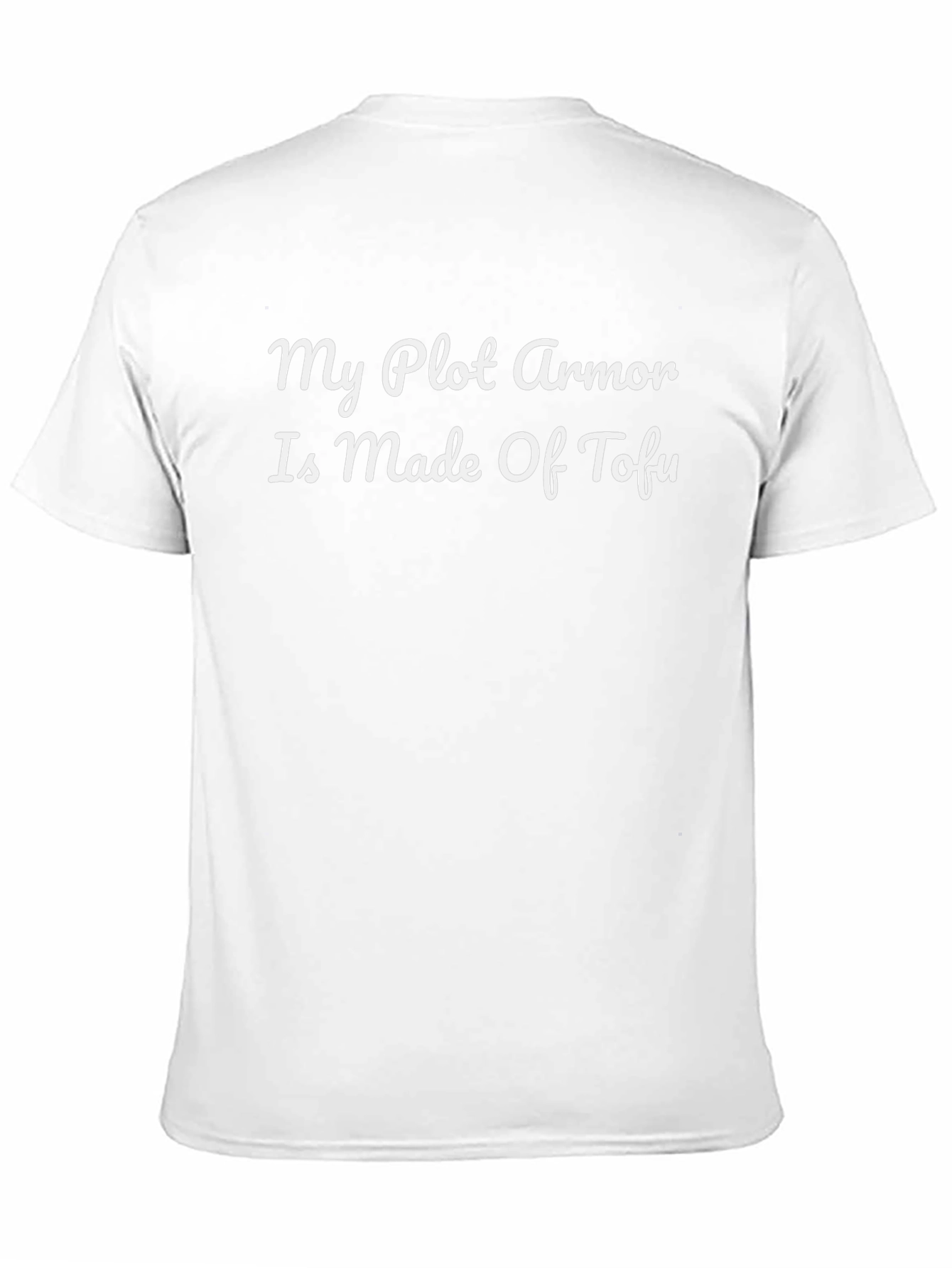 Funny Tofu Armor Graphic T-Shirt