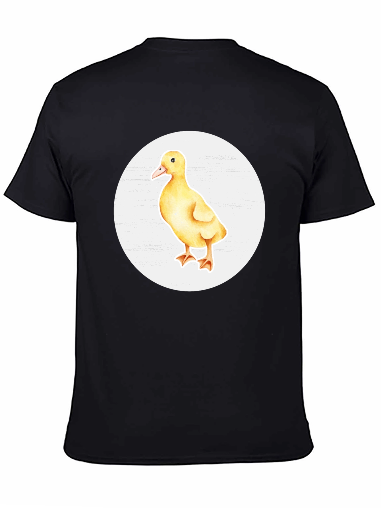 Duckling Graphic Black T-Shirt