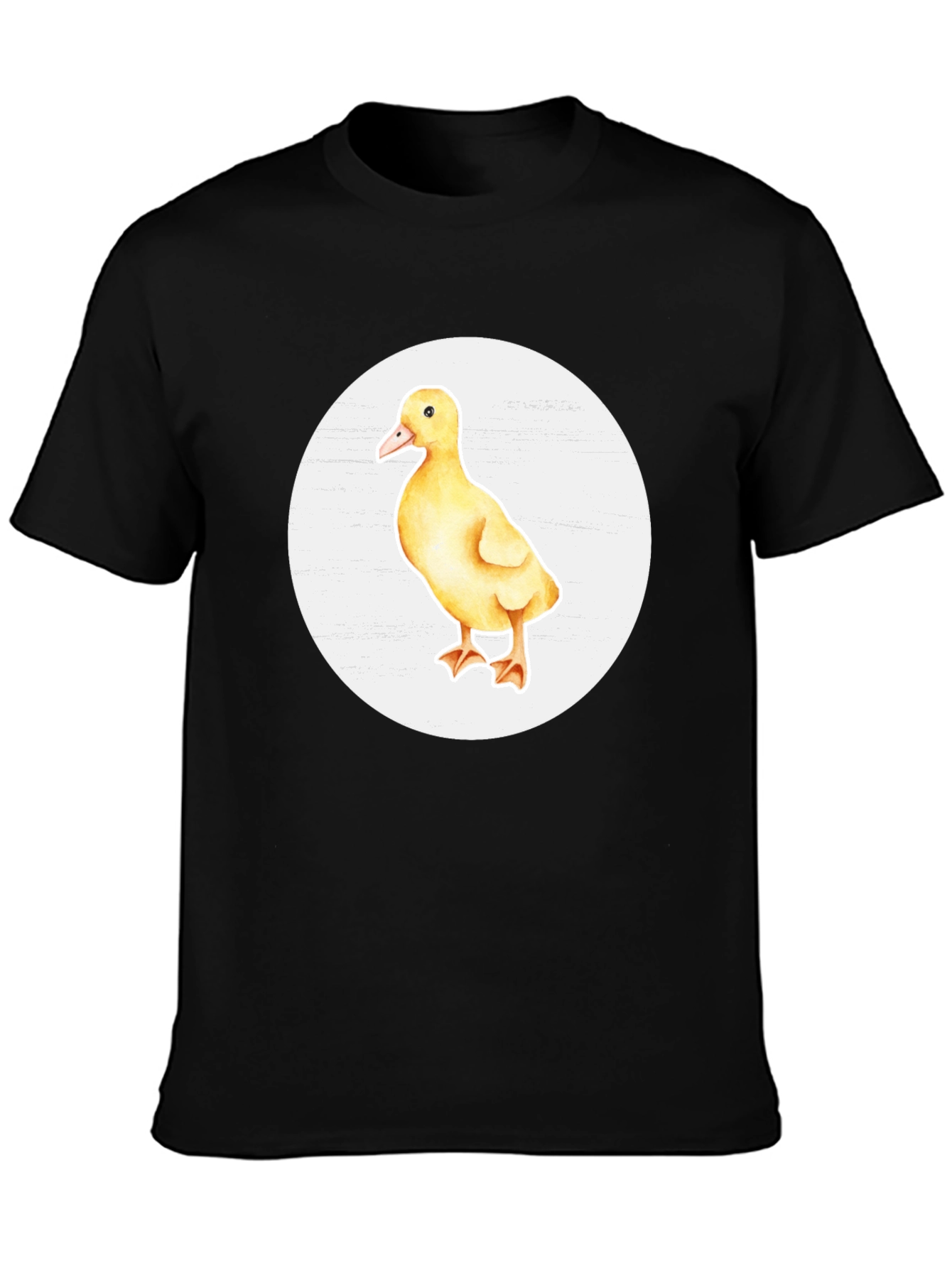Duckling Graphic Black T-Shirt