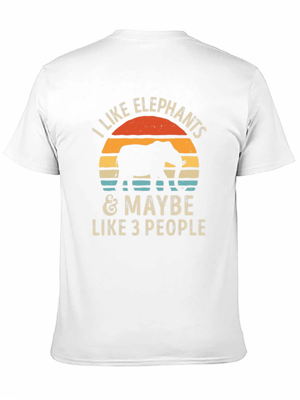 Elephant Lover Graphic Tee - I Like Elephants T-Shirt