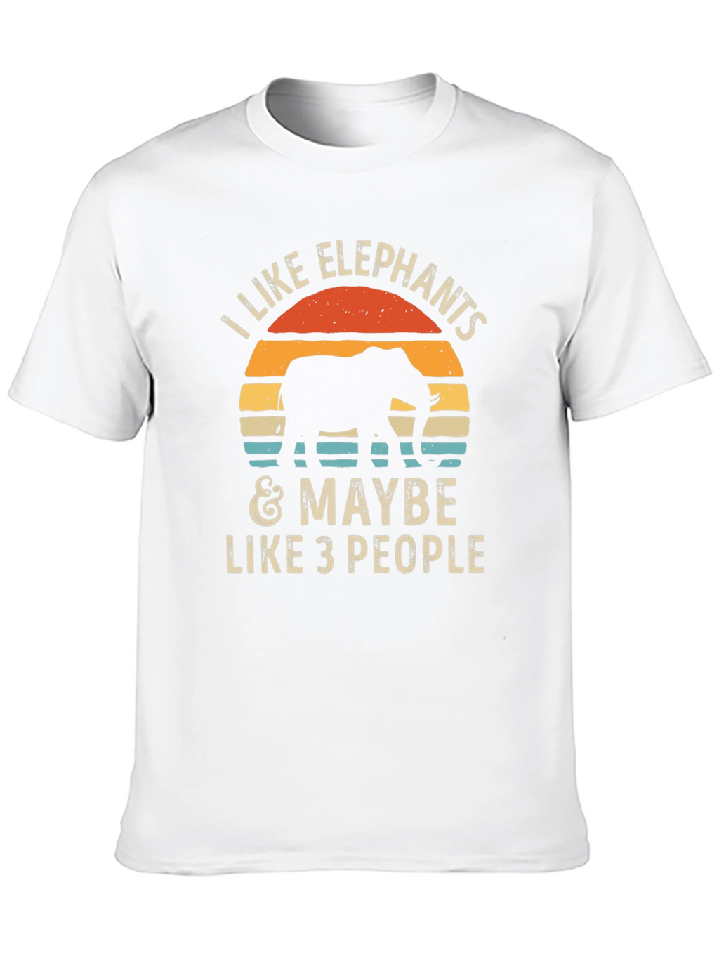 Elephant Lover Graphic Tee - I Like Elephants T-Shirt