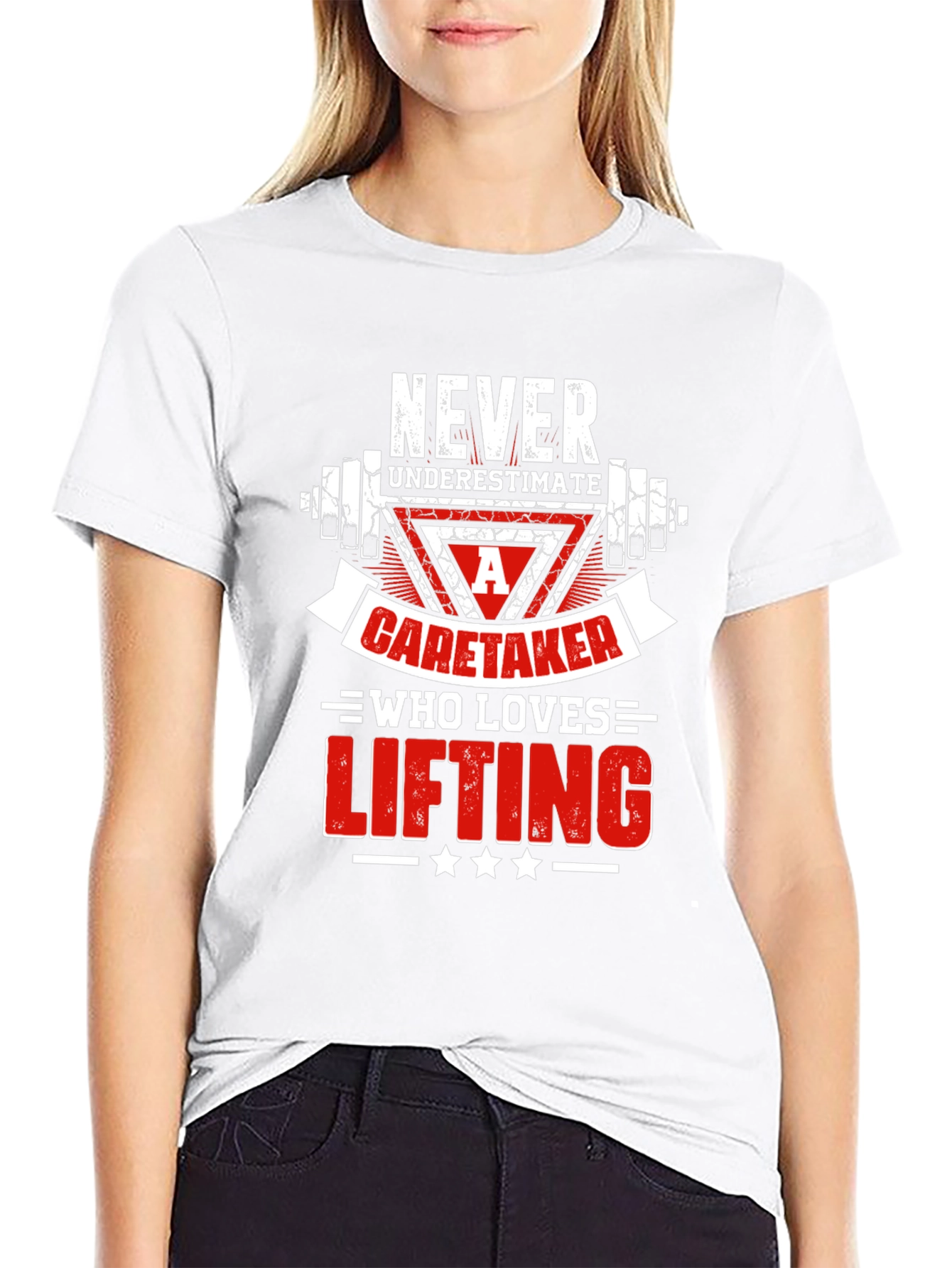 Caretaker Who Loves Lifting T-Shirt