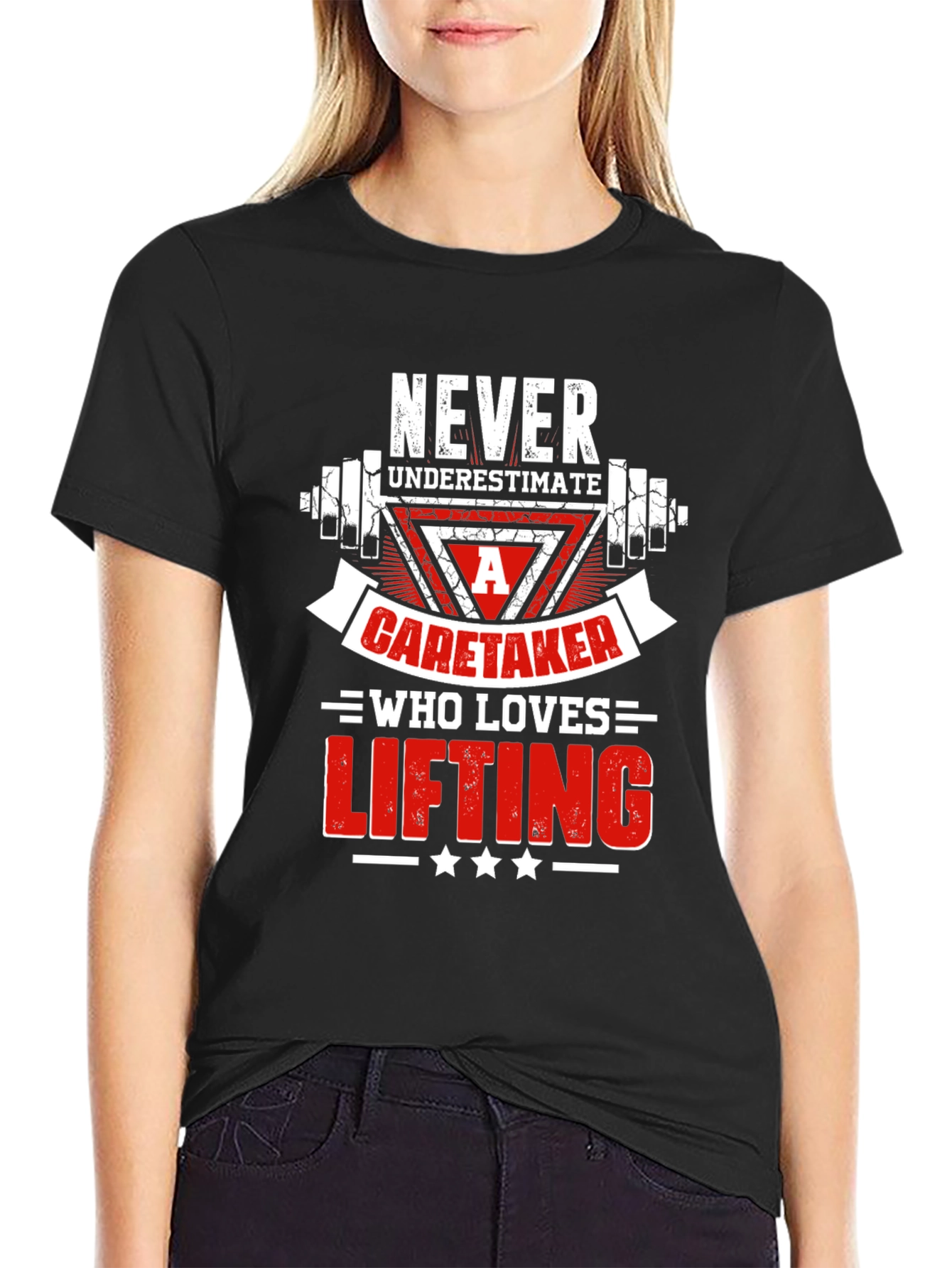 Caretaker Who Loves Lifting T-Shirt