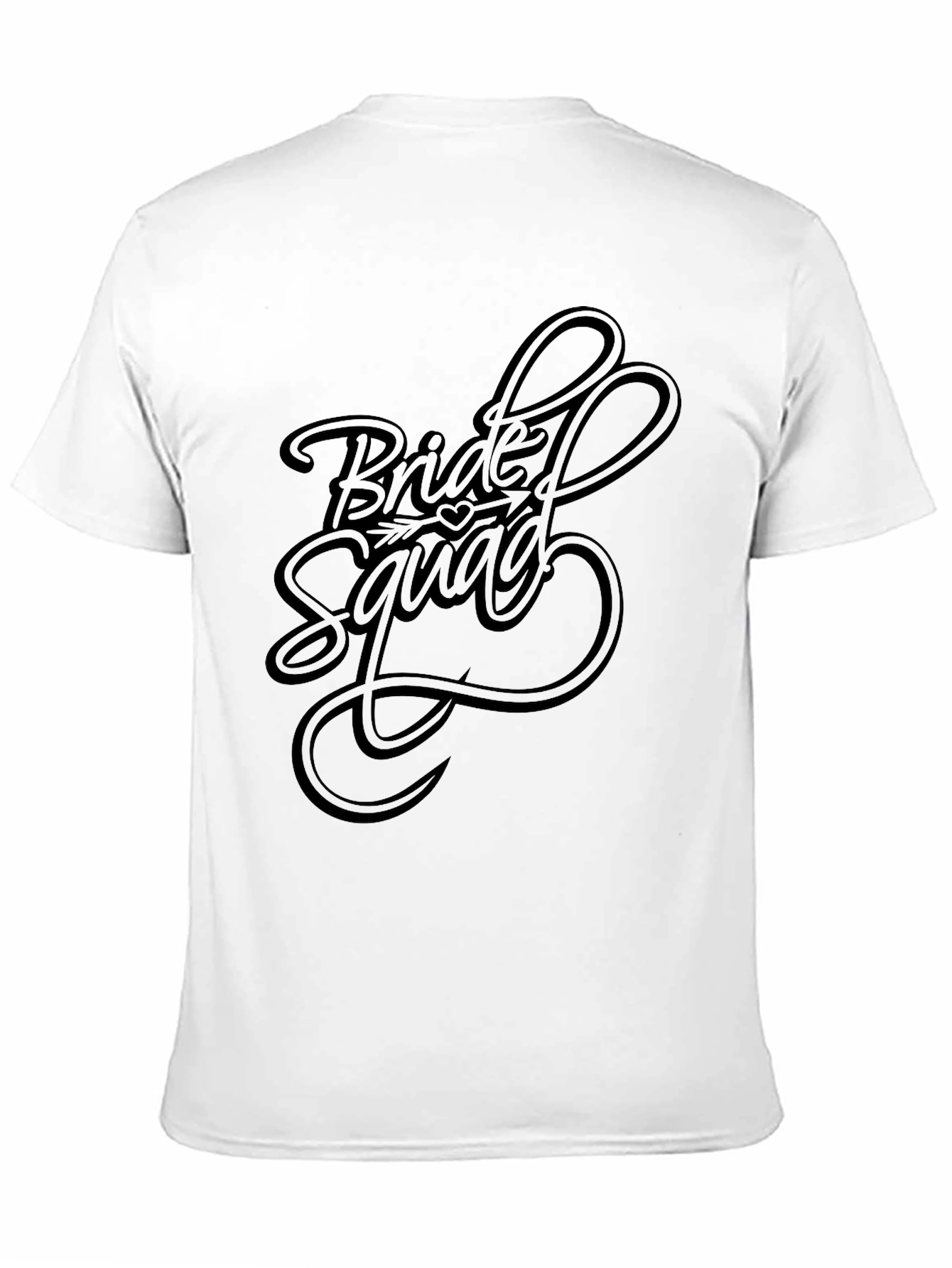 Bride Squad Crew Neck T-Shirt - Black