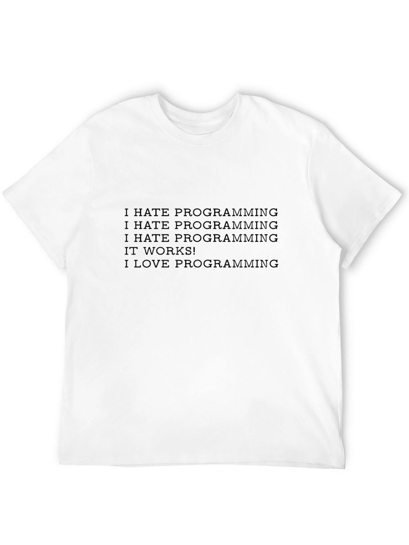 Programmer Humor T-Shirt - Love/Hate Coding