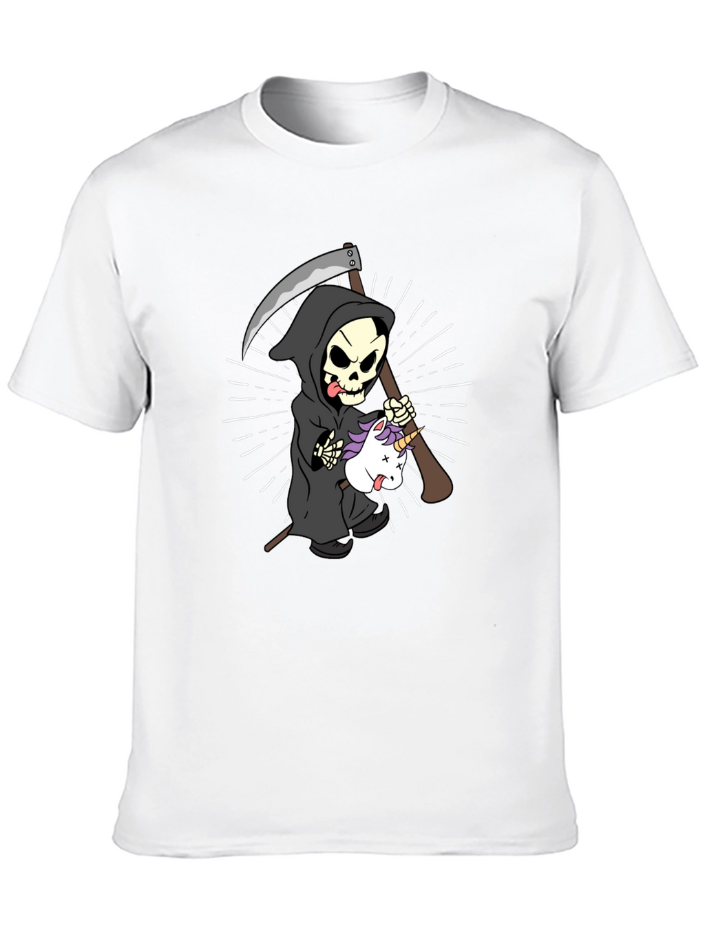 Grim Reaper Unicorn T-Shirt