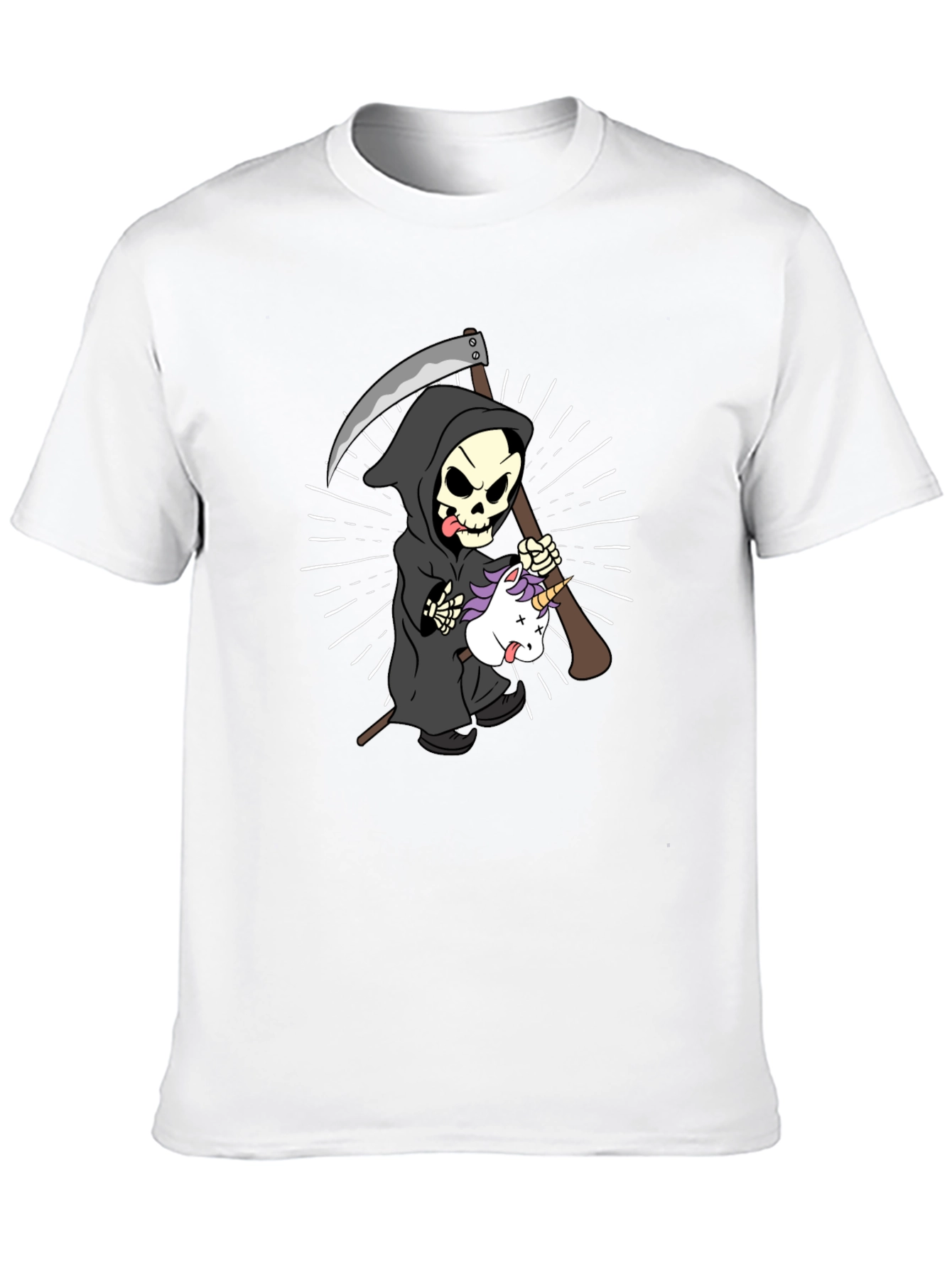 Grim Reaper Unicorn T-Shirt