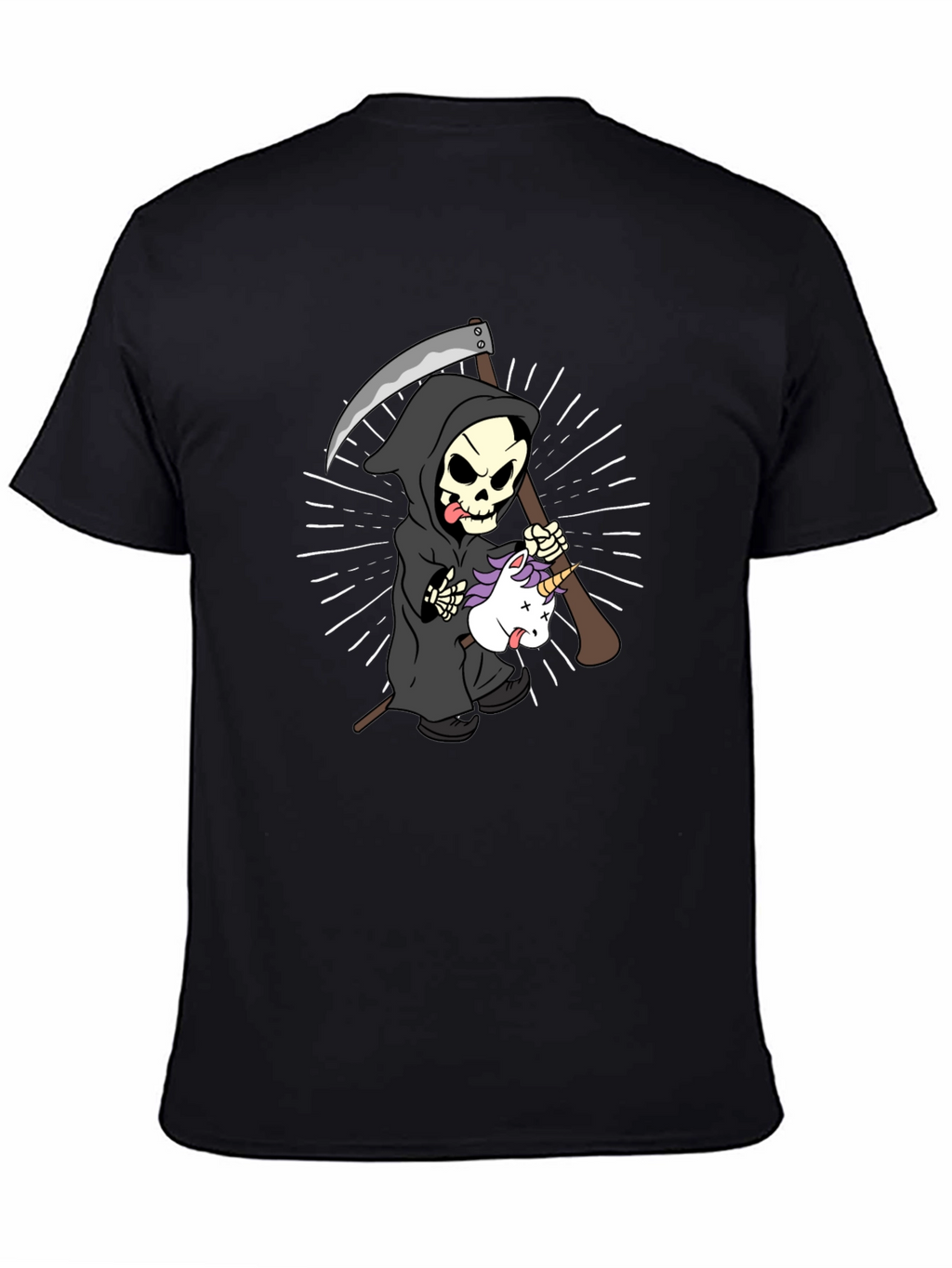 Grim Reaper Unicorn T-Shirt