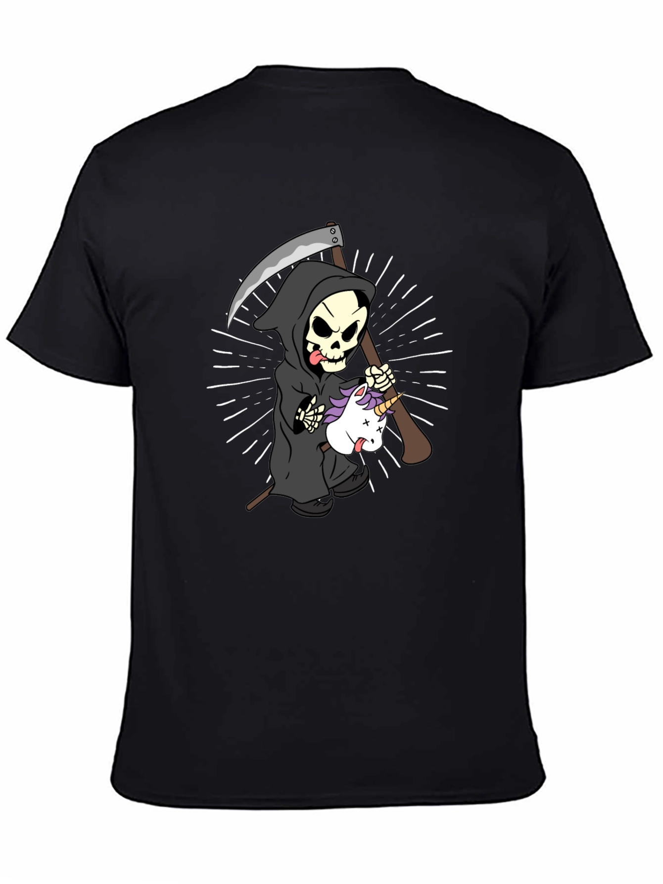 Grim Reaper Unicorn T-Shirt