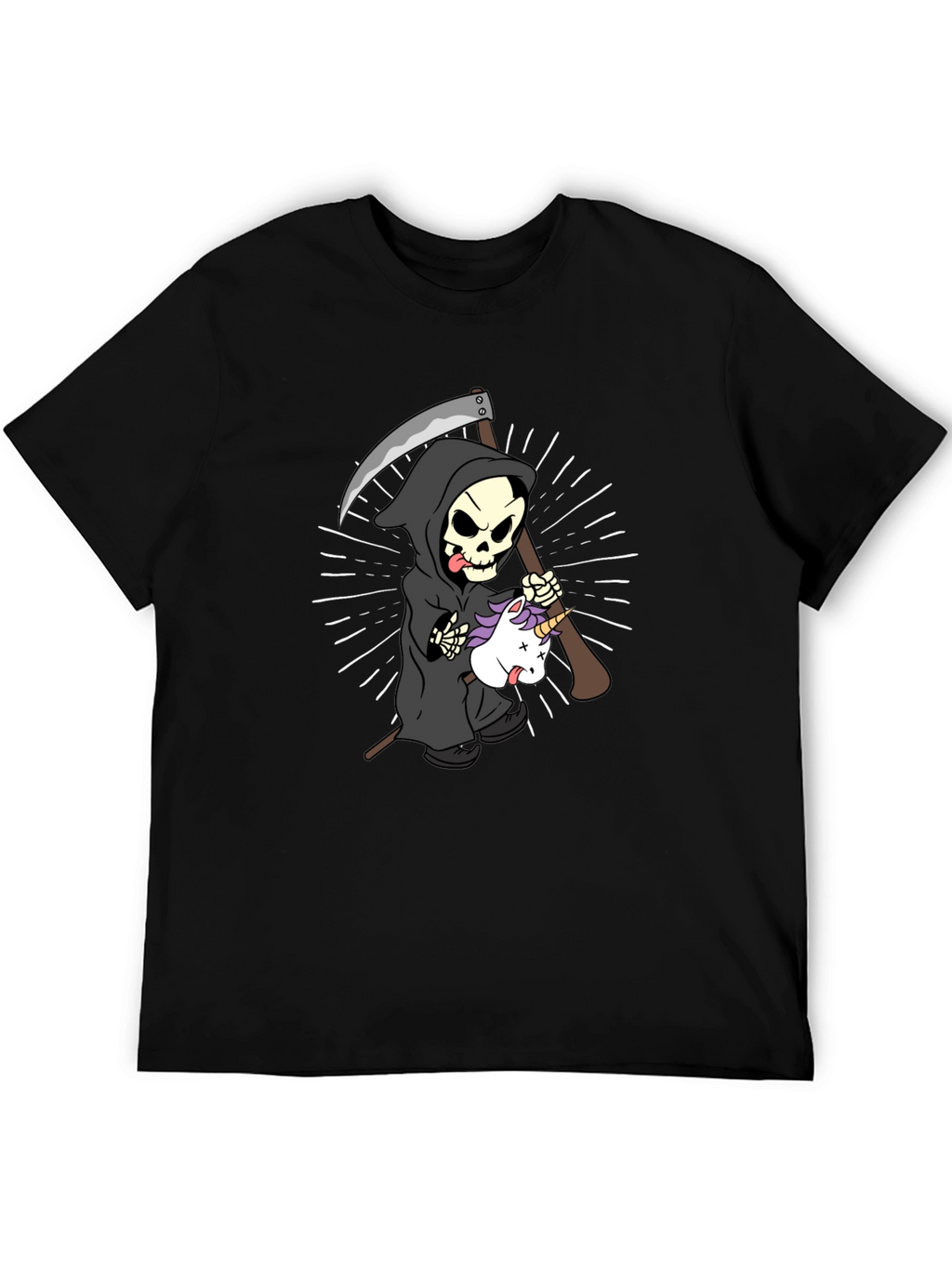 Grim Reaper Unicorn T-Shirt