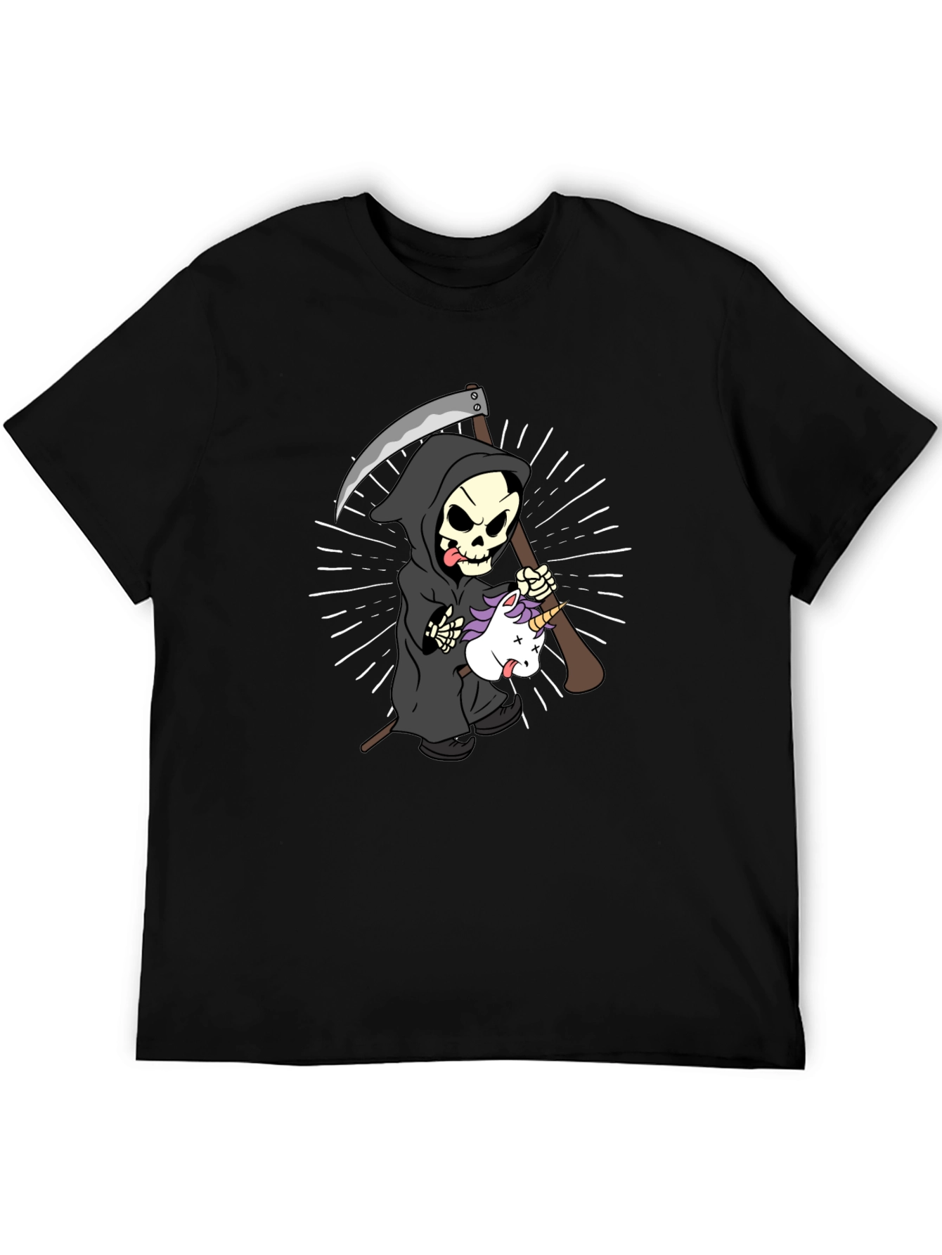 Grim Reaper Unicorn T-Shirt