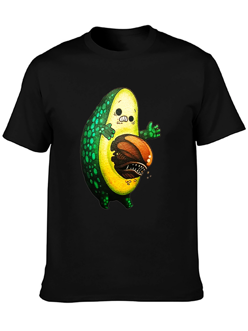 Avocado Monster Graphic T-Shirt - Unique Design