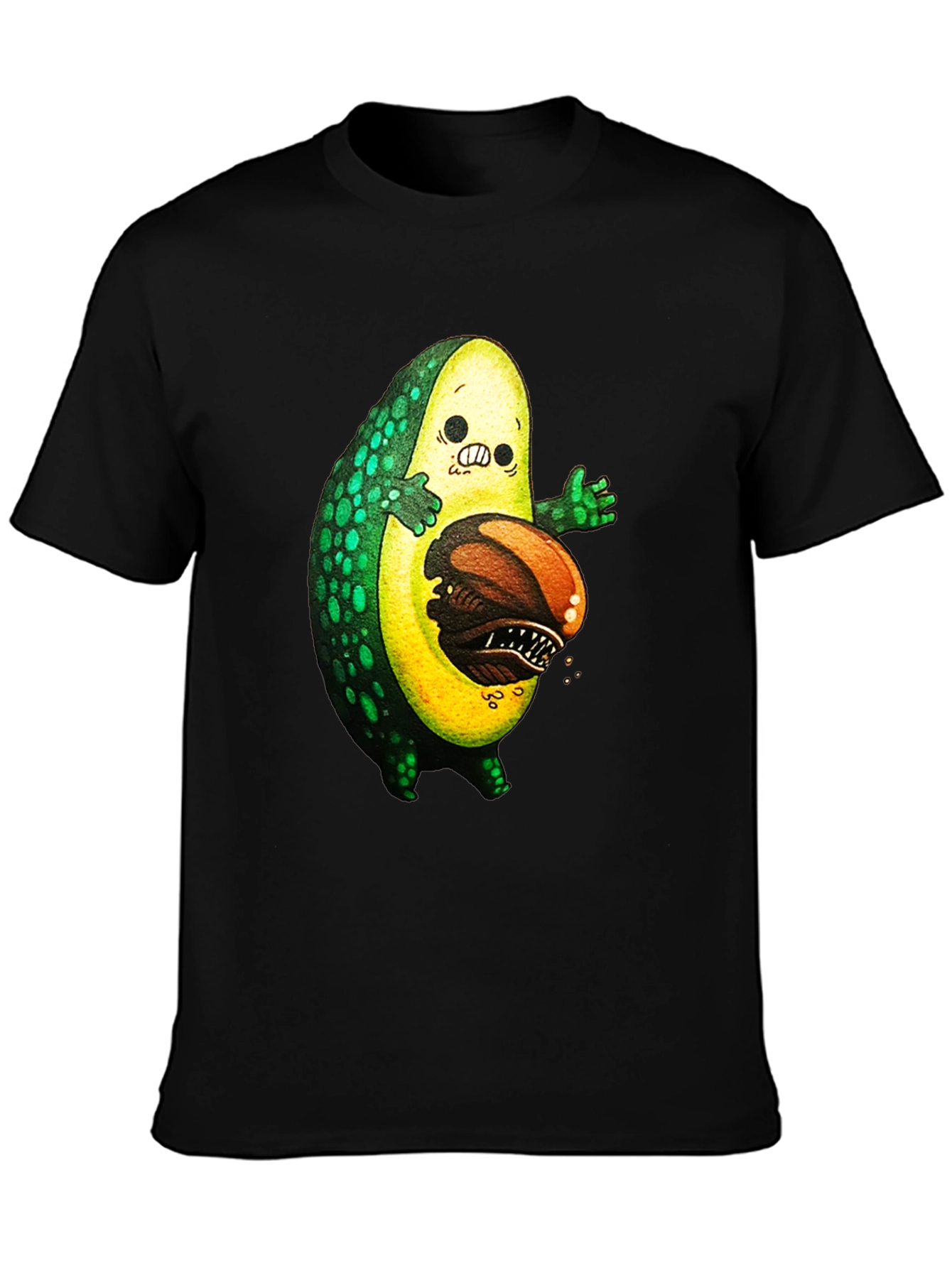 Avocado Monster Graphic T-Shirt - Unique Design