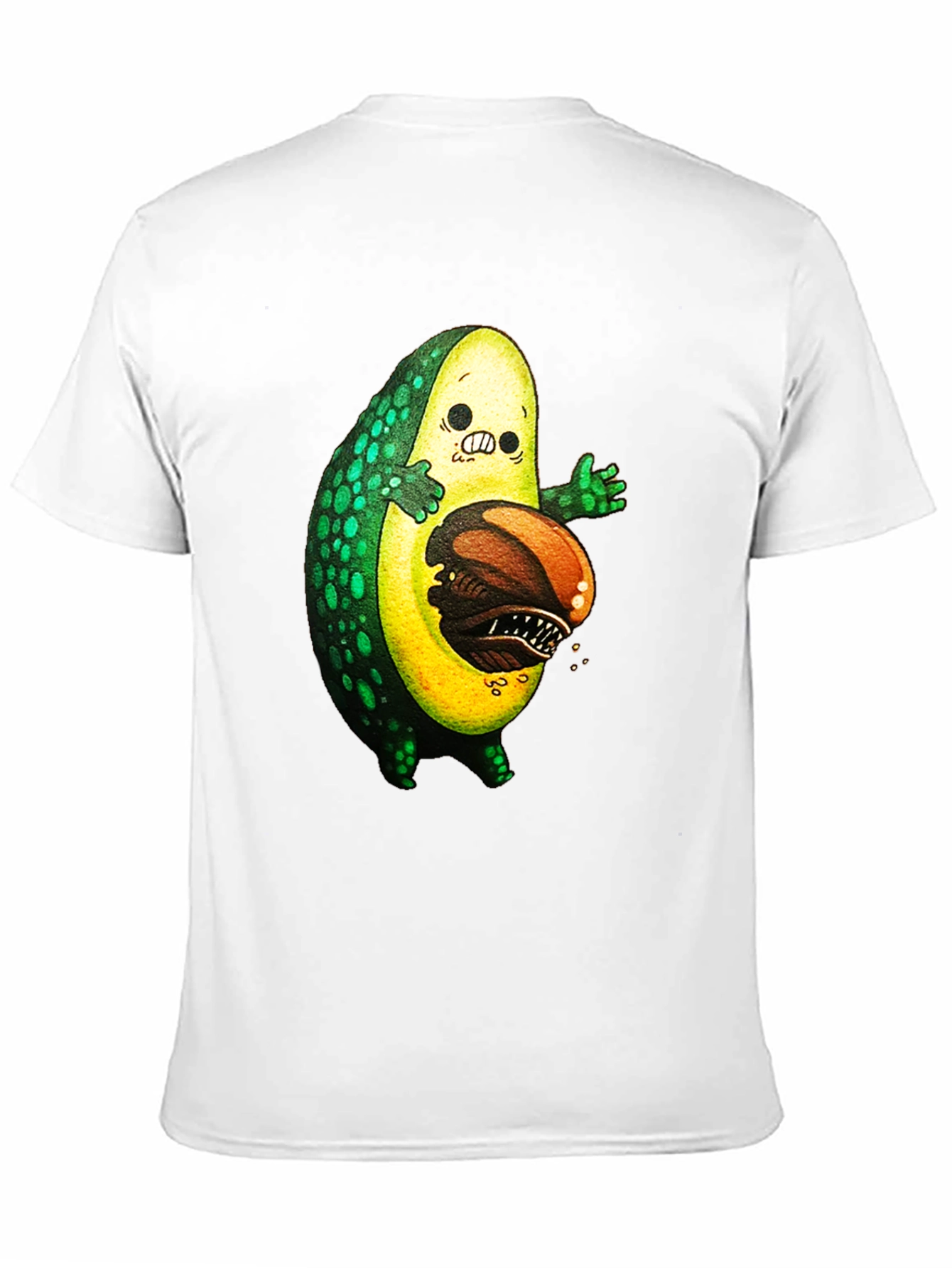 Avocado Monster Graphic T-Shirt - Unique Design