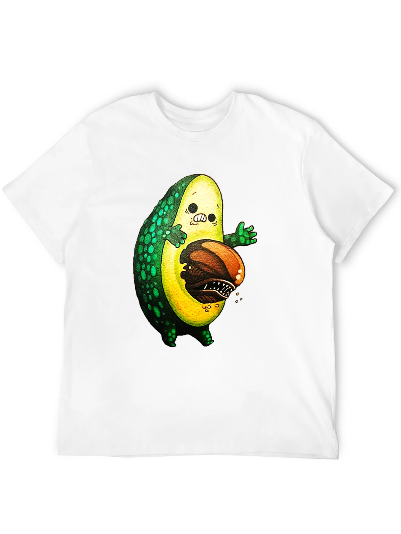 Avocado Monster Graphic T-Shirt - Unique Design