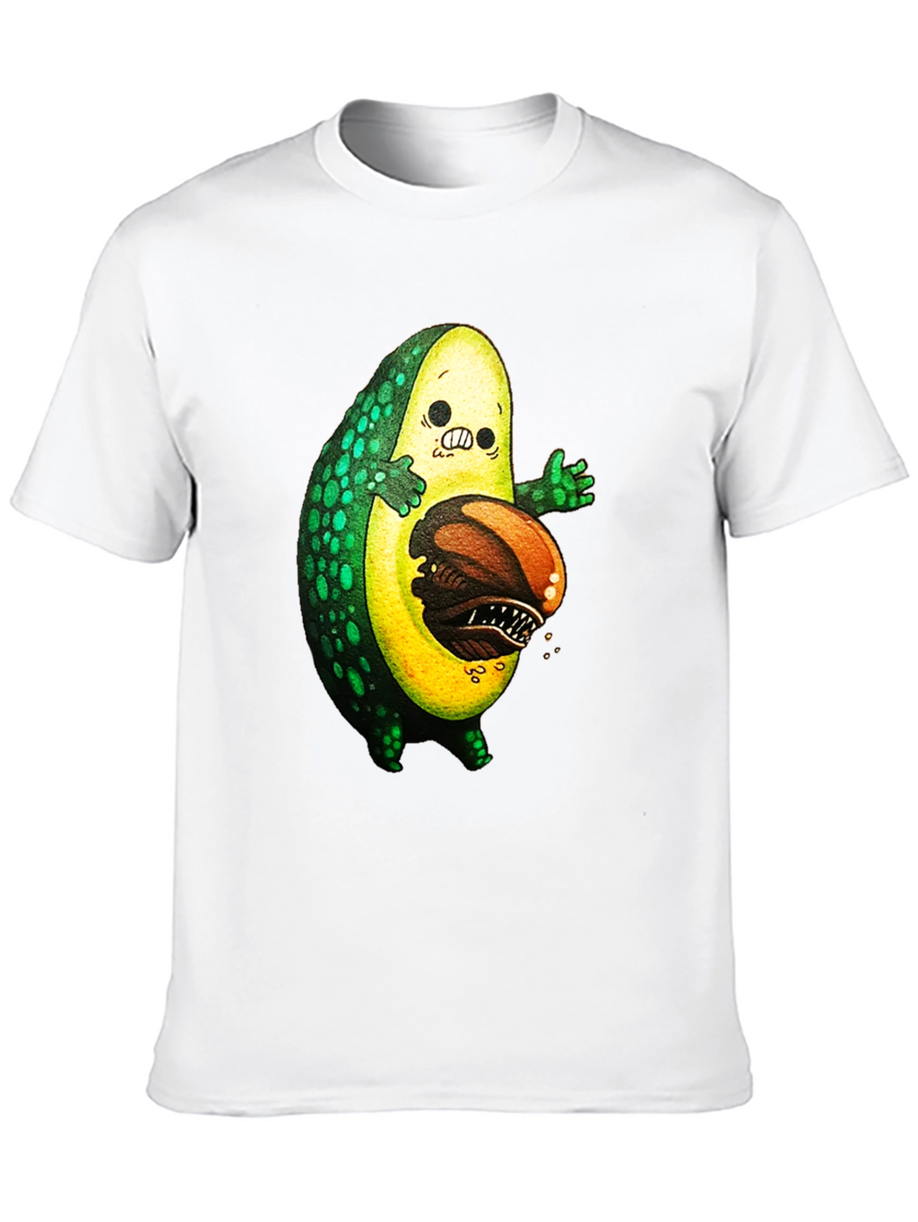 Avocado Monster Graphic T-Shirt - Unique Design