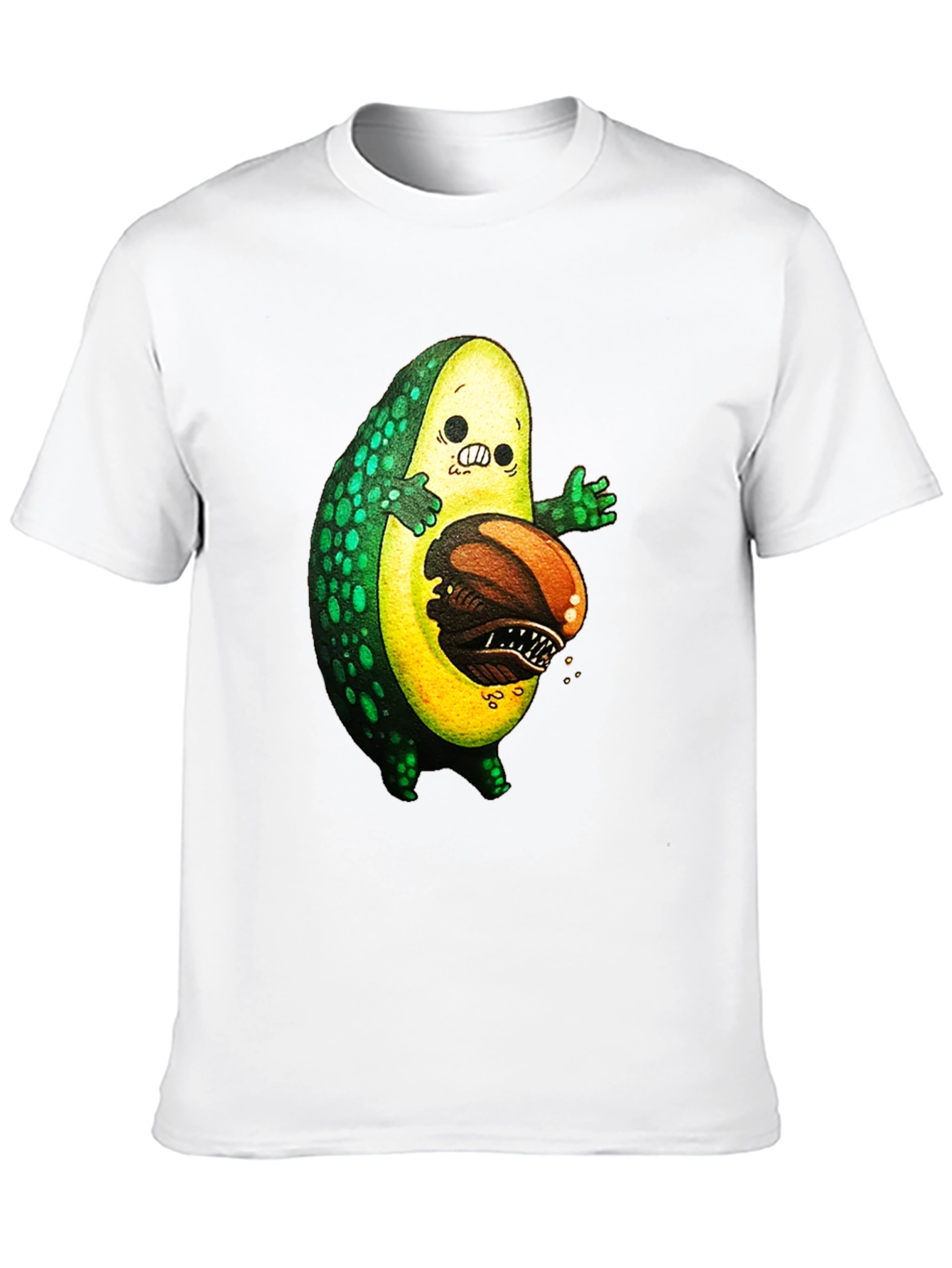 Avocado Monster Graphic T-Shirt - Unique Design