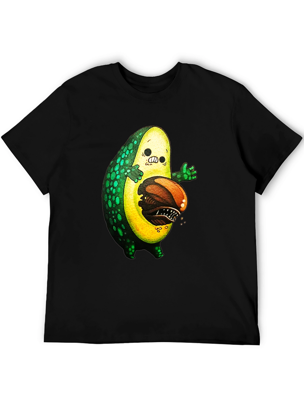 Avocado Monster Graphic T-Shirt - Unique Design