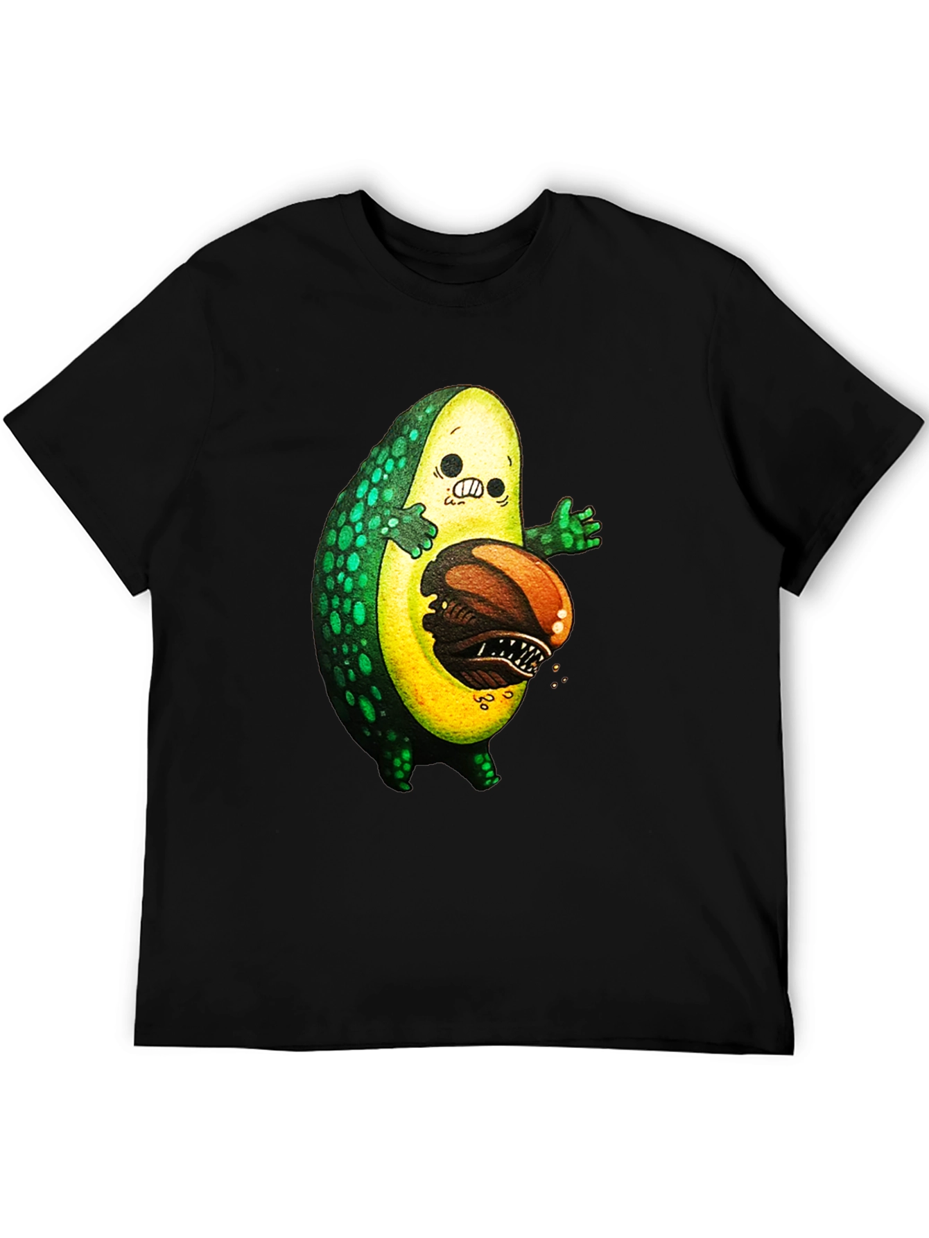 Avocado Monster Graphic T-Shirt - Unique Design