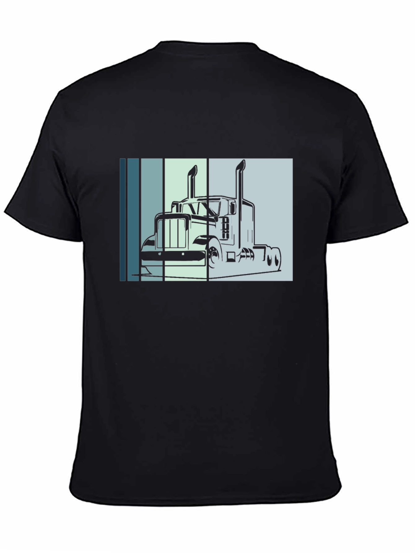 Truck Graphic Tee - Cool Trucker T-Shirt