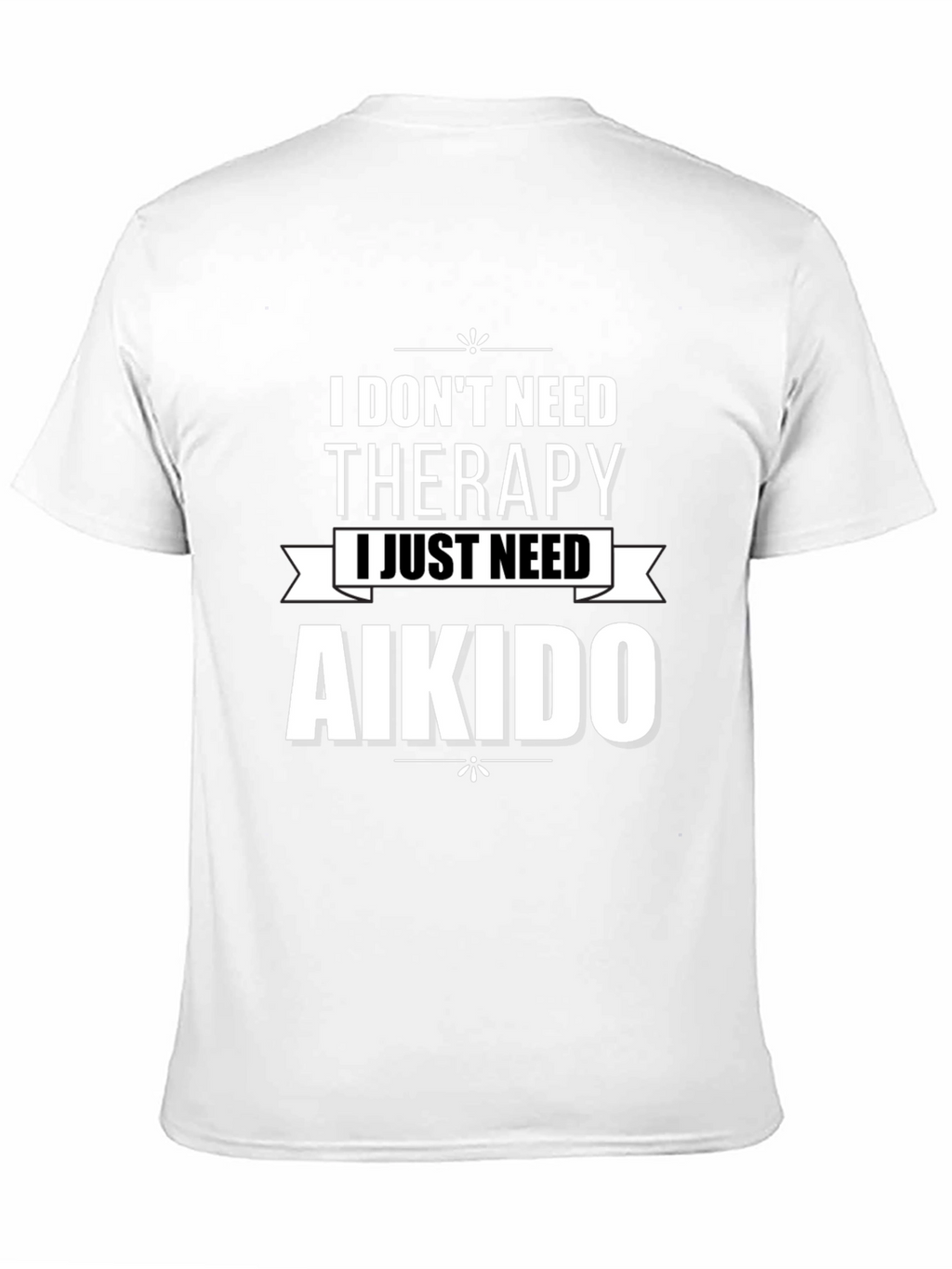 Aikido Therapy Graphic T-Shirt - Black