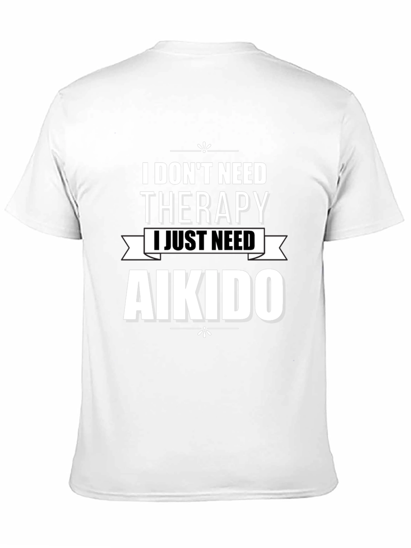 Aikido Therapy Graphic T-Shirt - Black