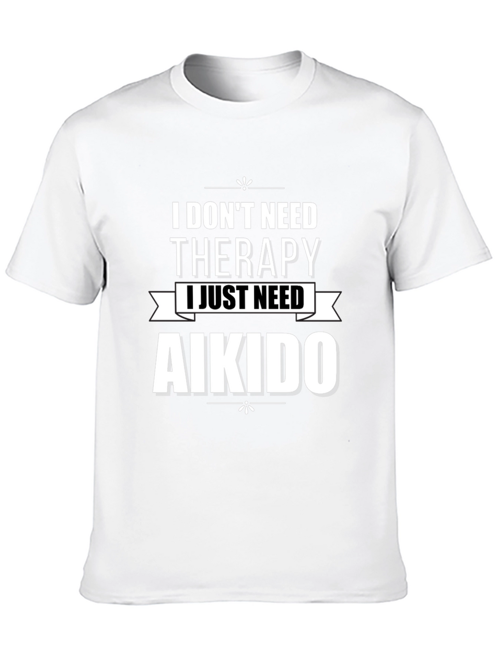Aikido Therapy Graphic T-Shirt - Black