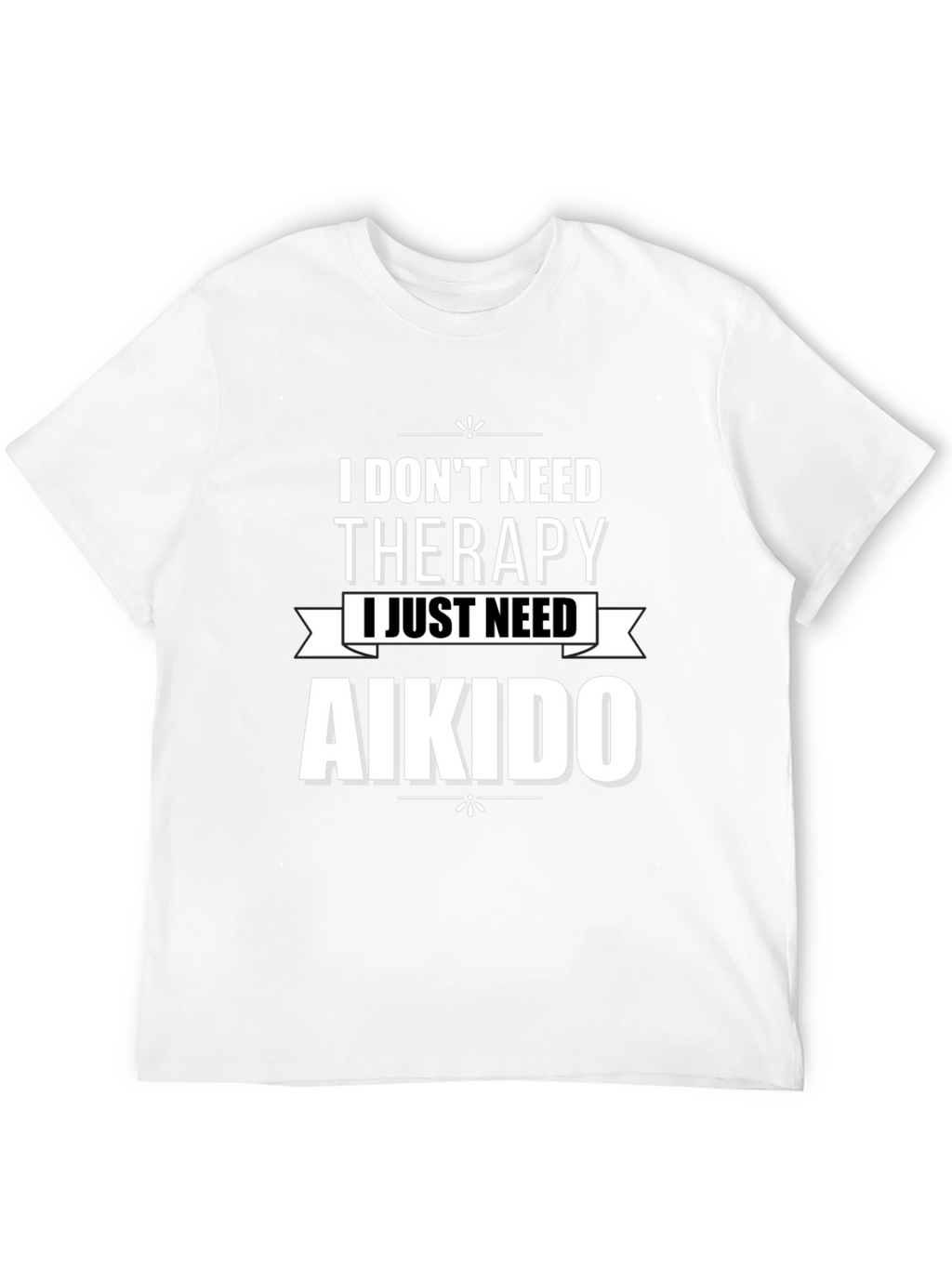 Aikido Therapy Graphic T-Shirt - Black