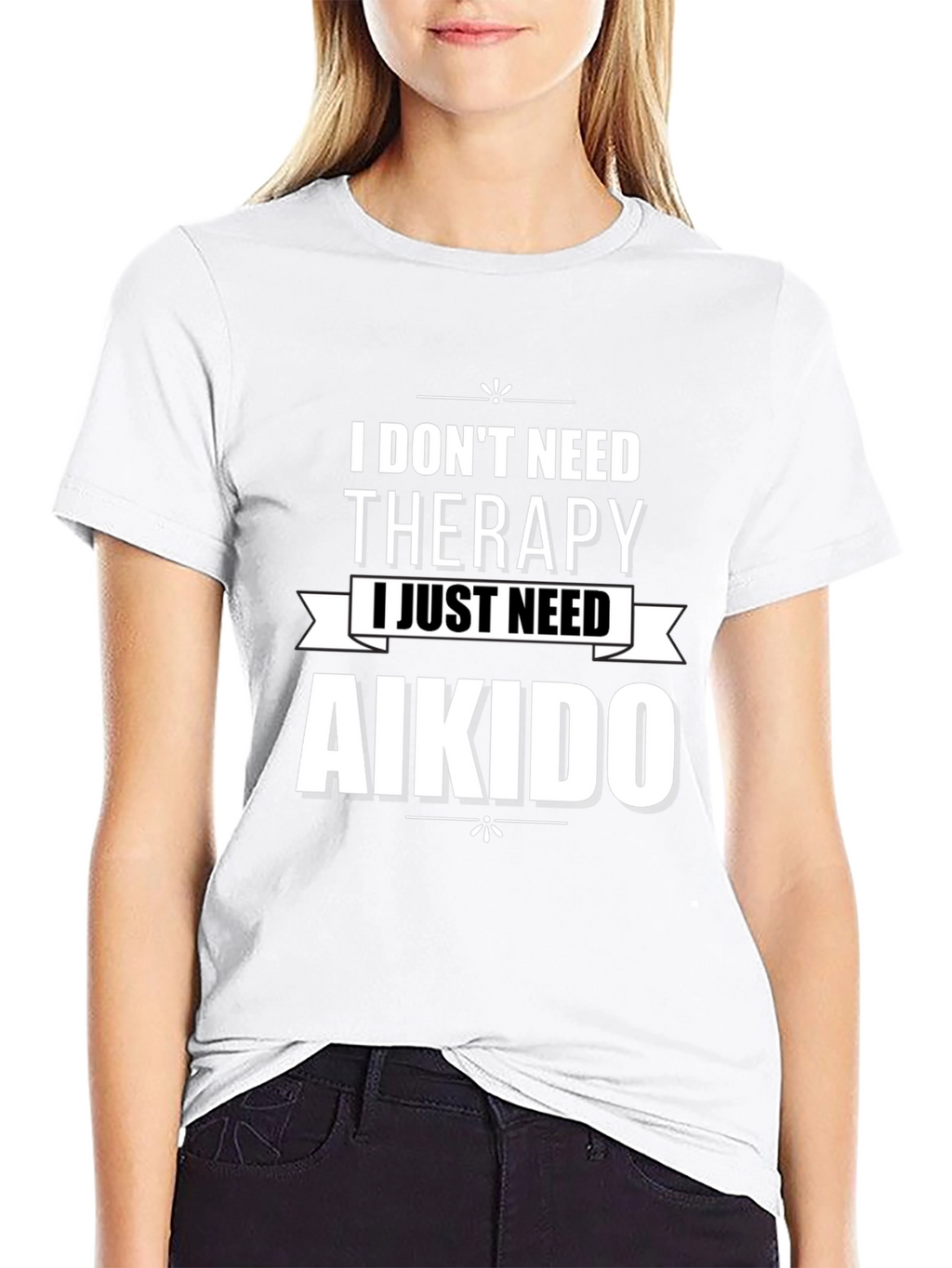 Aikido Therapy Graphic T-Shirt - Black