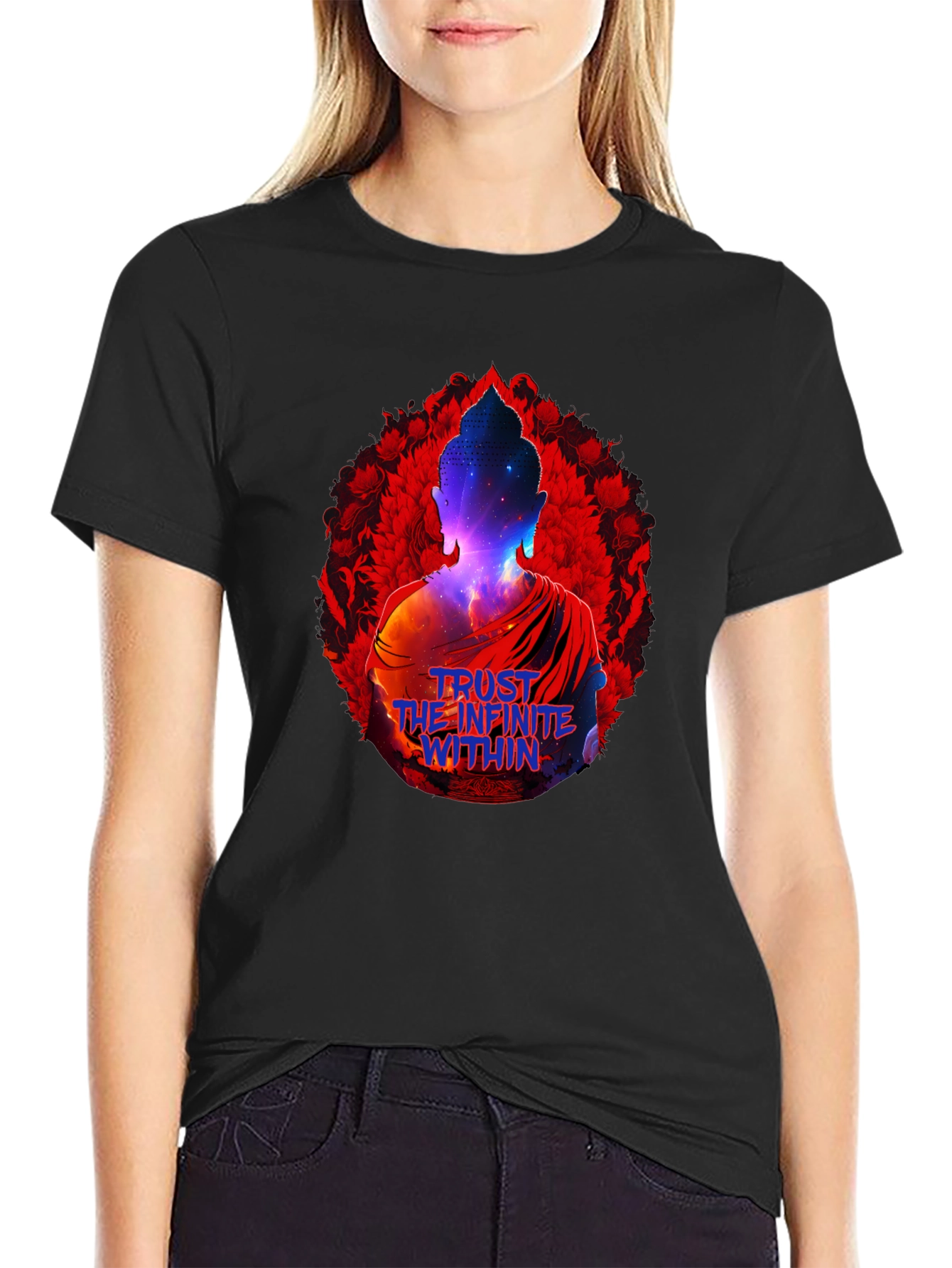 Trust the Infinite Within Buddha Graphic T-Shirt