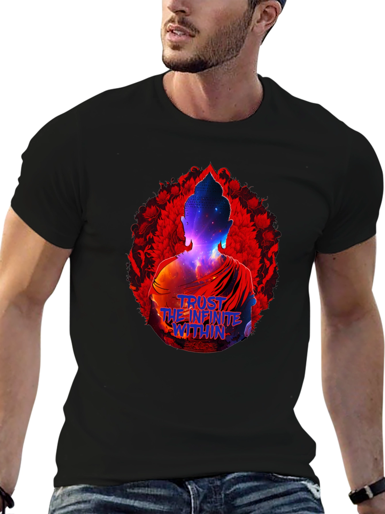 Trust the Infinite Within Buddha Graphic T-Shirt