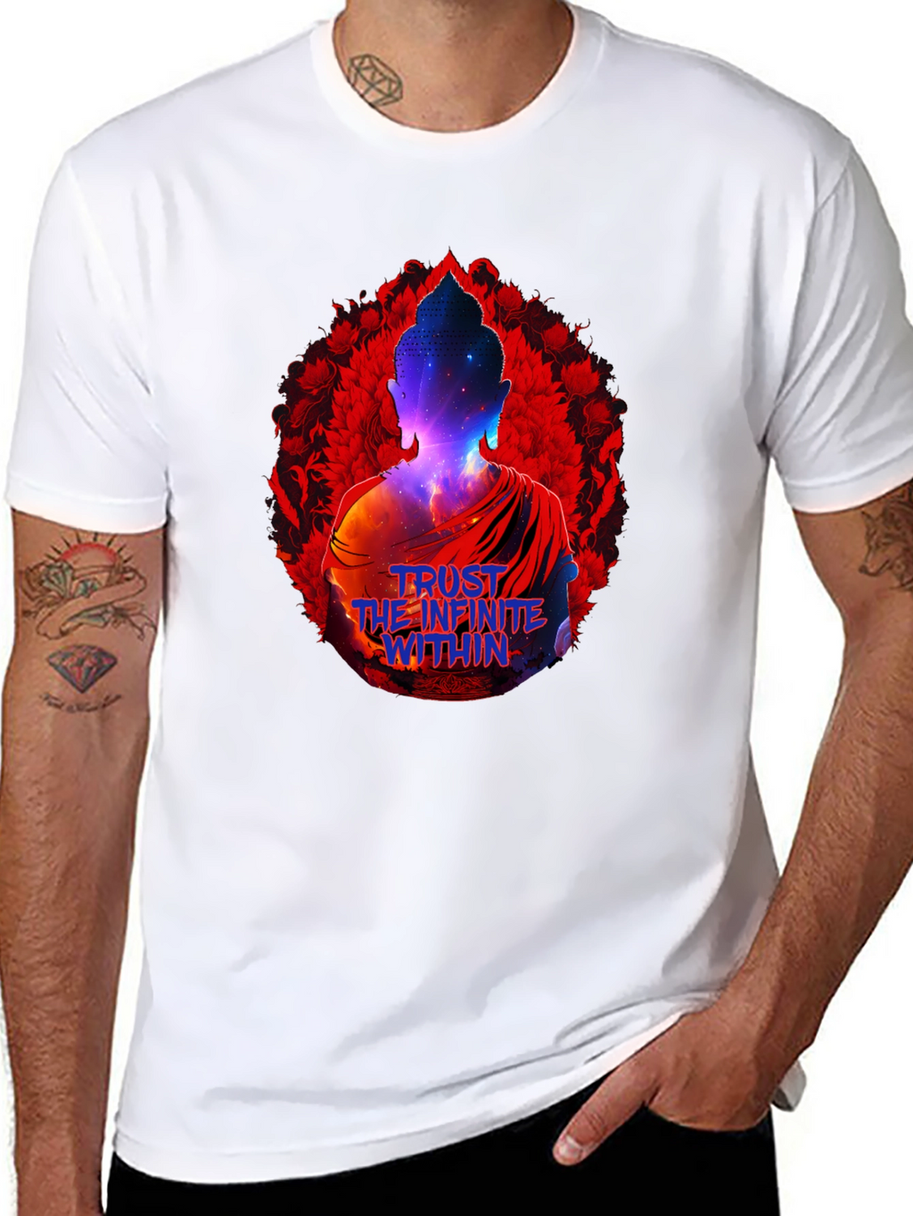 Trust the Infinite Within Buddha Graphic T-Shirt