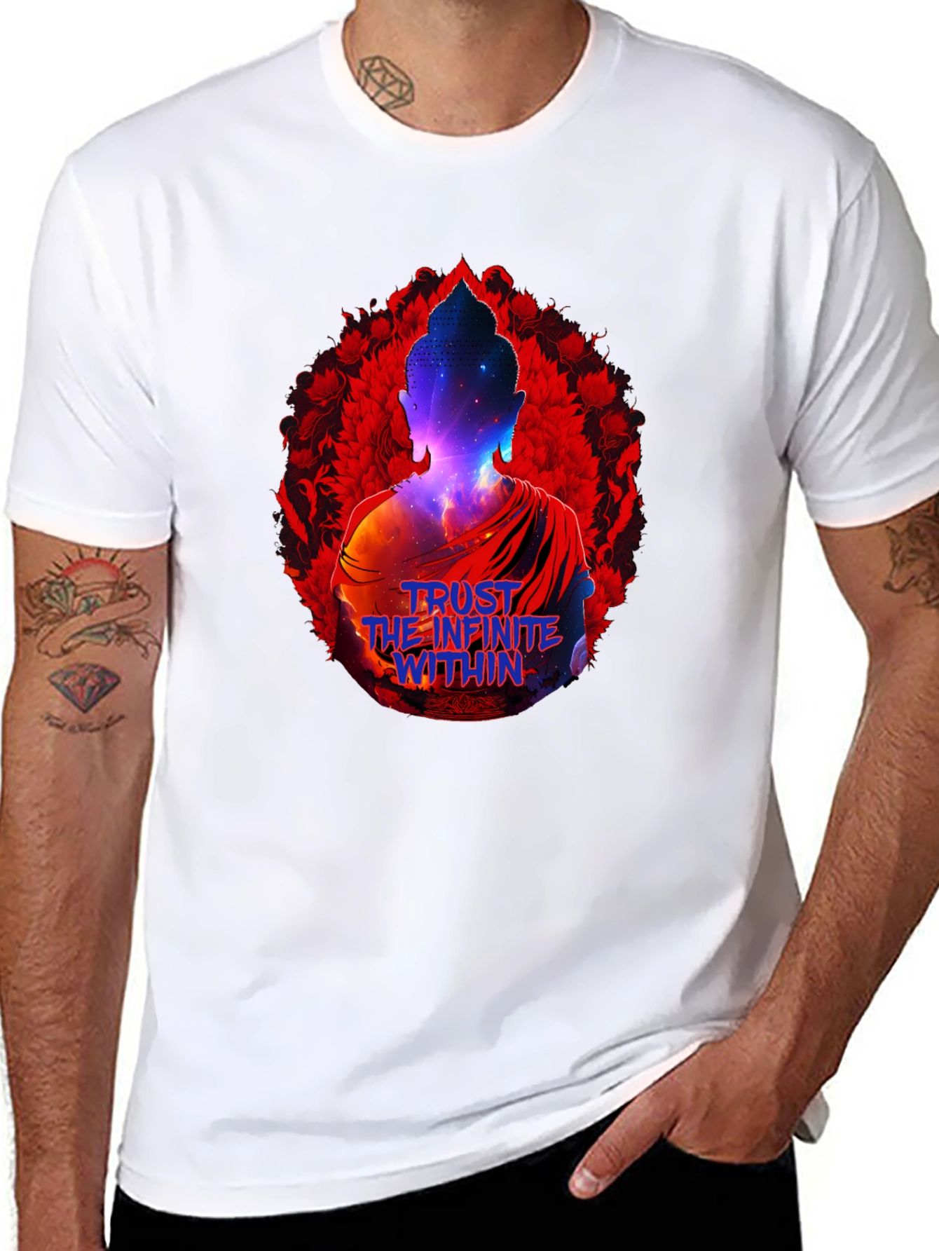 Trust the Infinite Within Buddha Graphic T-Shirt